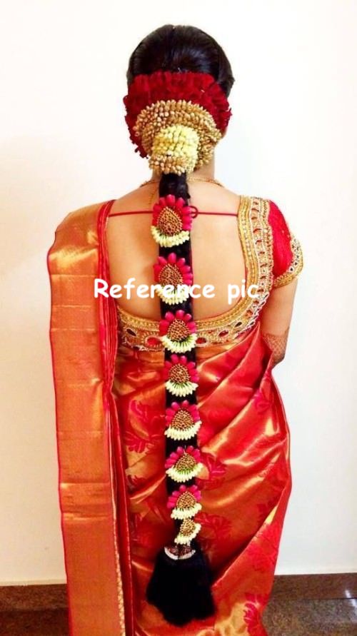 D1 - Kunjalam / Hair plait Bridal accessory