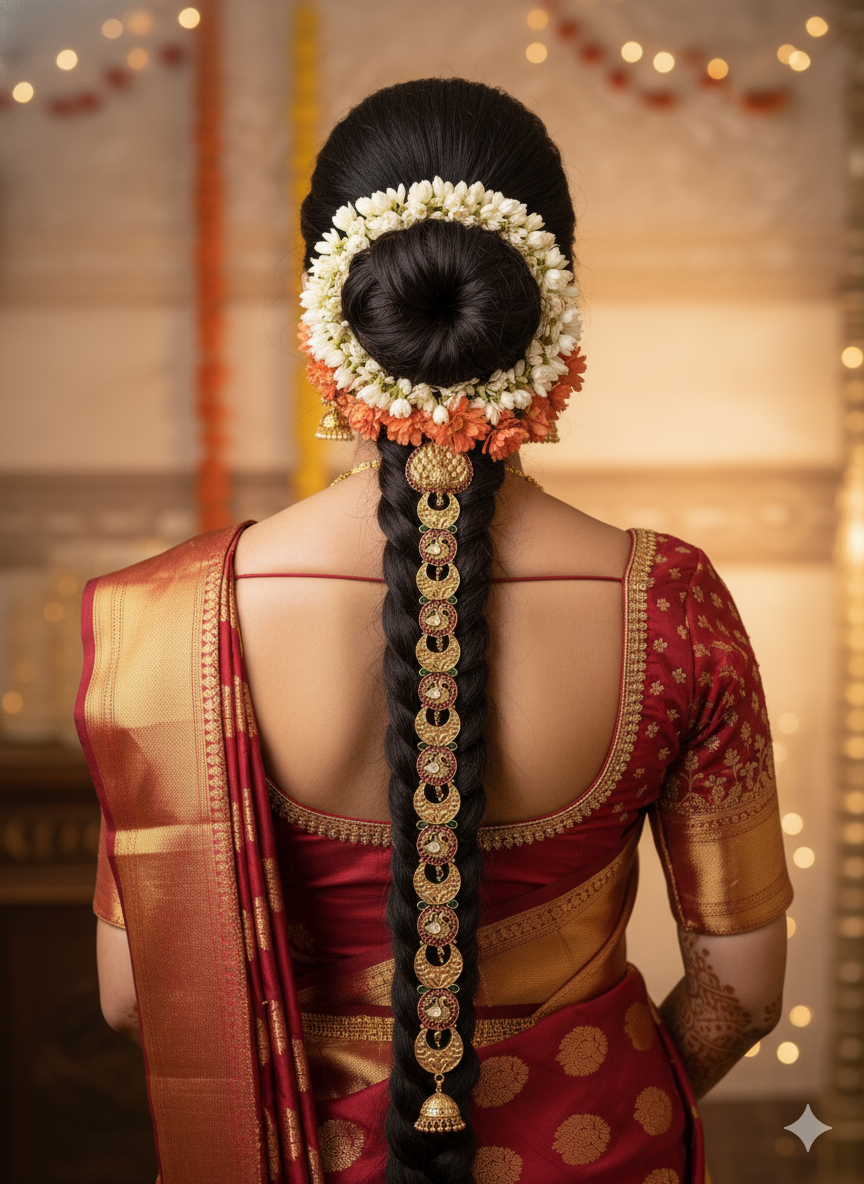 Kemp stone Clip on Hair Accessory for plaits - Design 1