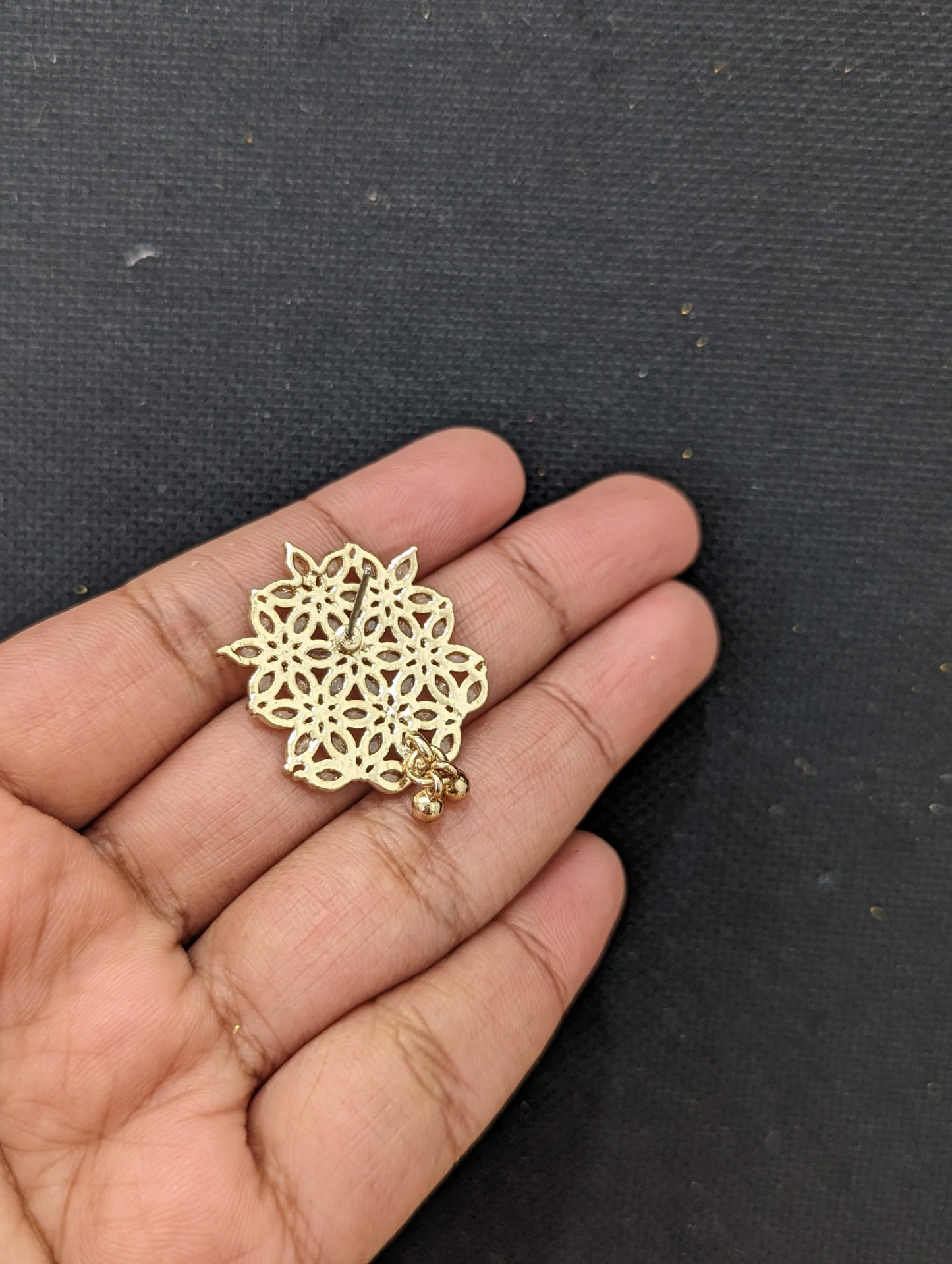 Polki stone stud Earrings