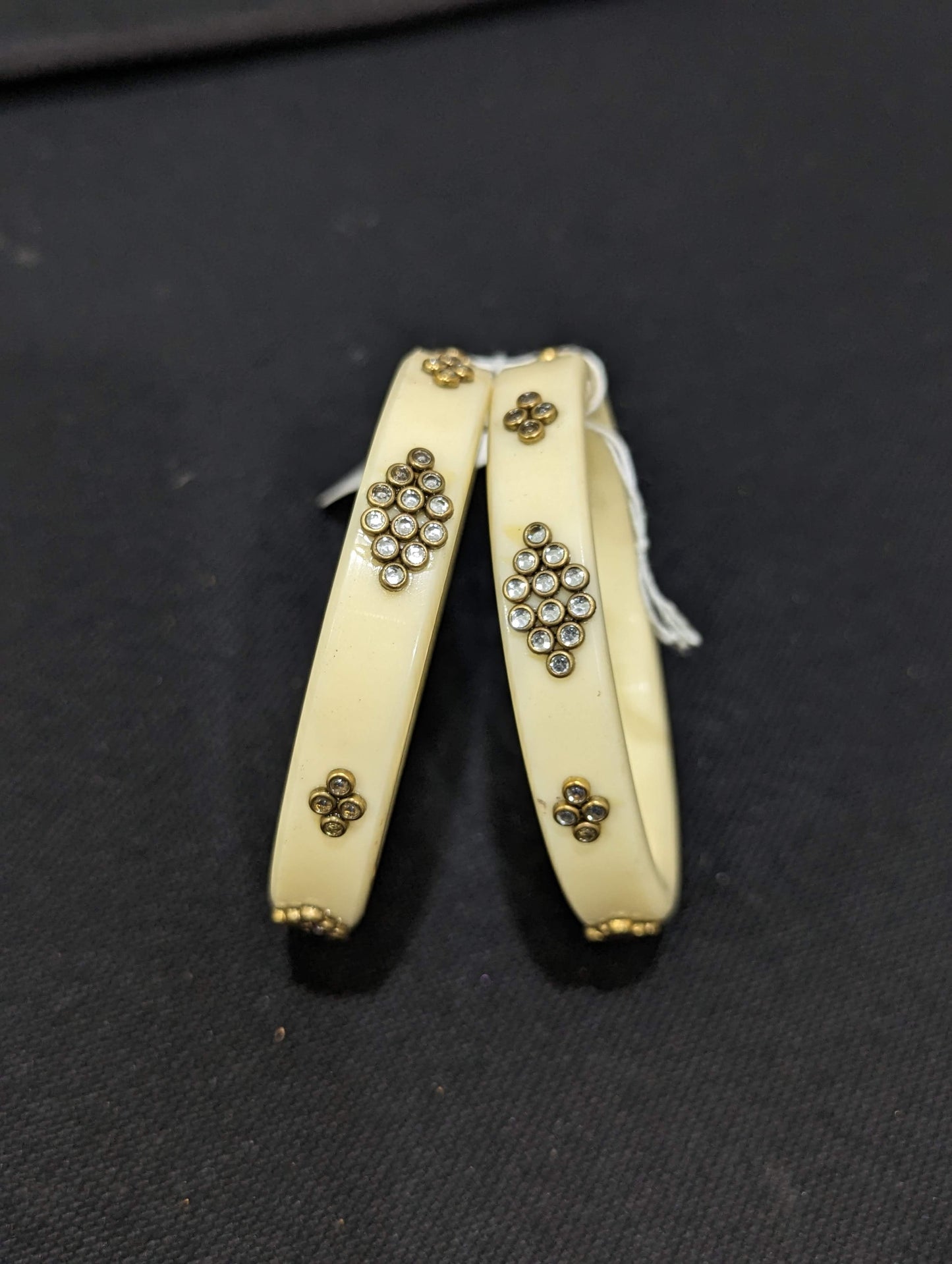 Plastic bangles with stone work
