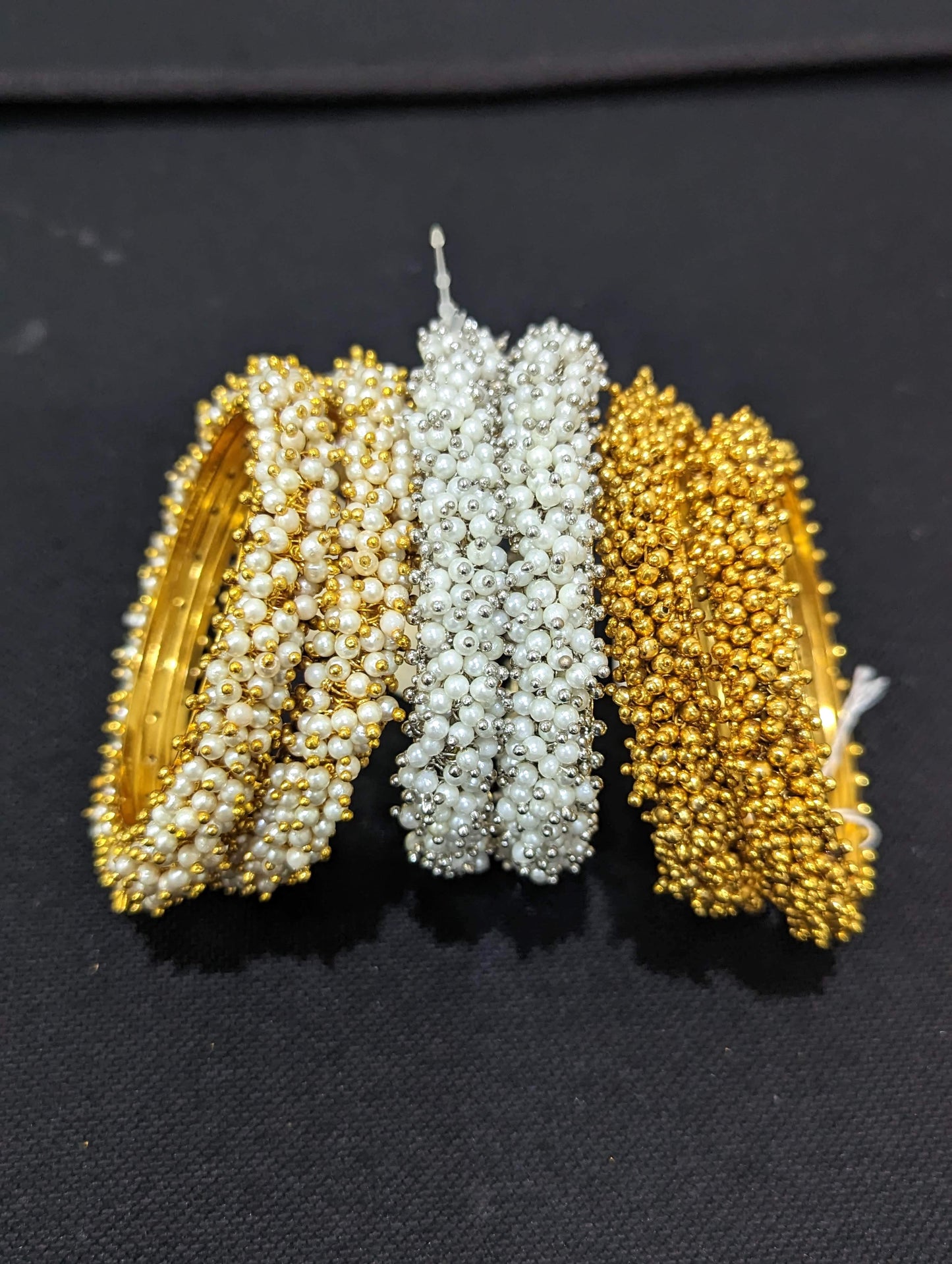 Cluster bead bangles