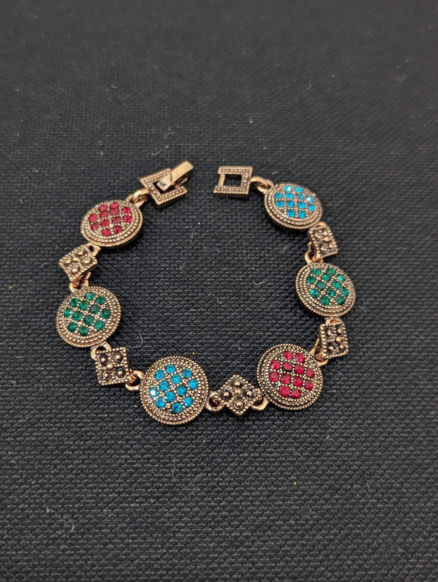 Antique Rose gold Colorful Bracelet - Simpliful