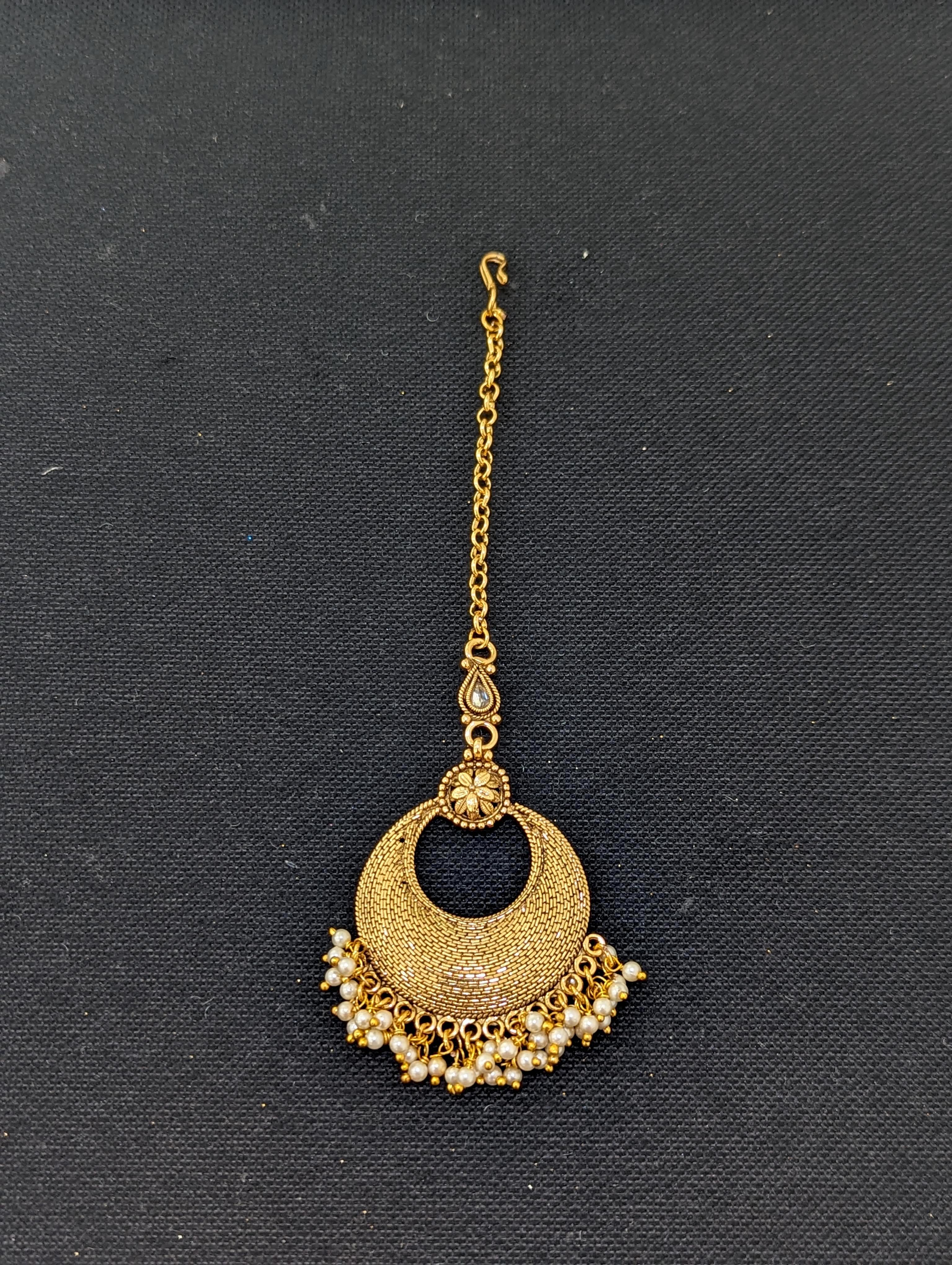 Chand Tikka Gold Designs Shining Jewel Traditional Gold Plated