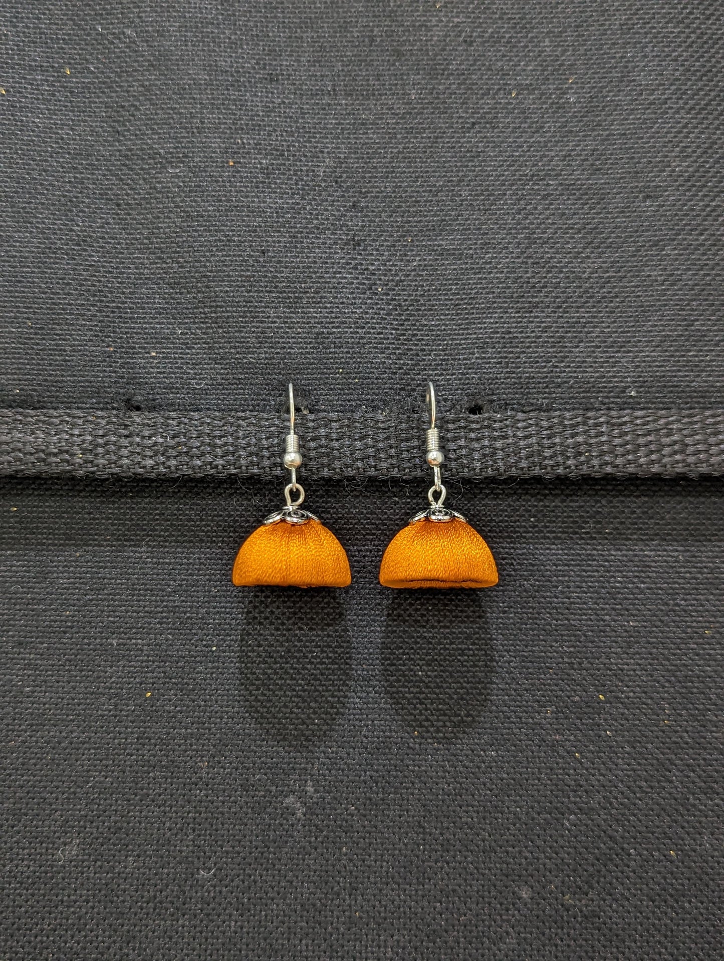 Silk Thread small jhumka Earrings