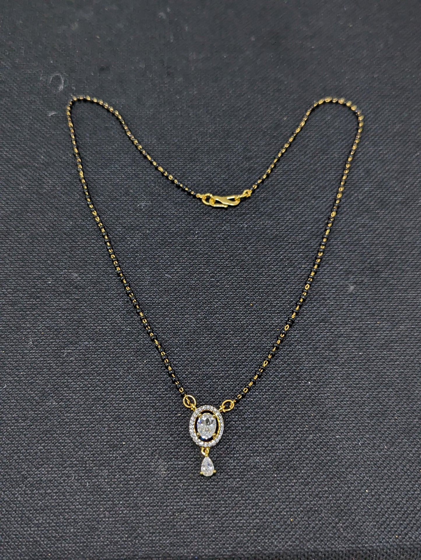 Mangalsutra - CZ Pendant - Single strand chain - 4 designs