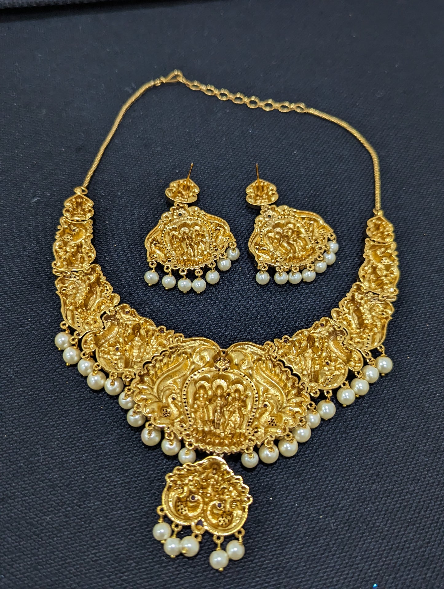 Ram Parivaar Grand Choker Necklace and Chandbali set