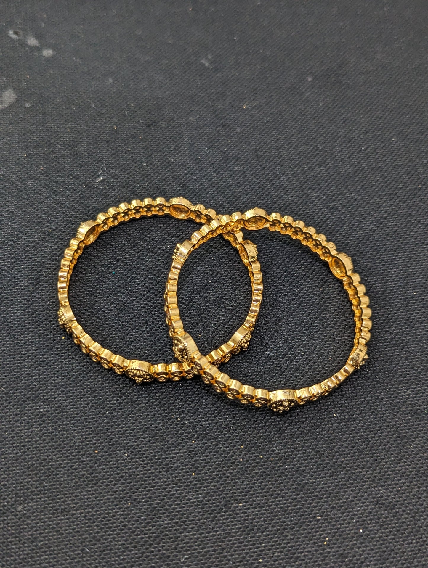 Goddess Lakshmi CZ stone Bangles