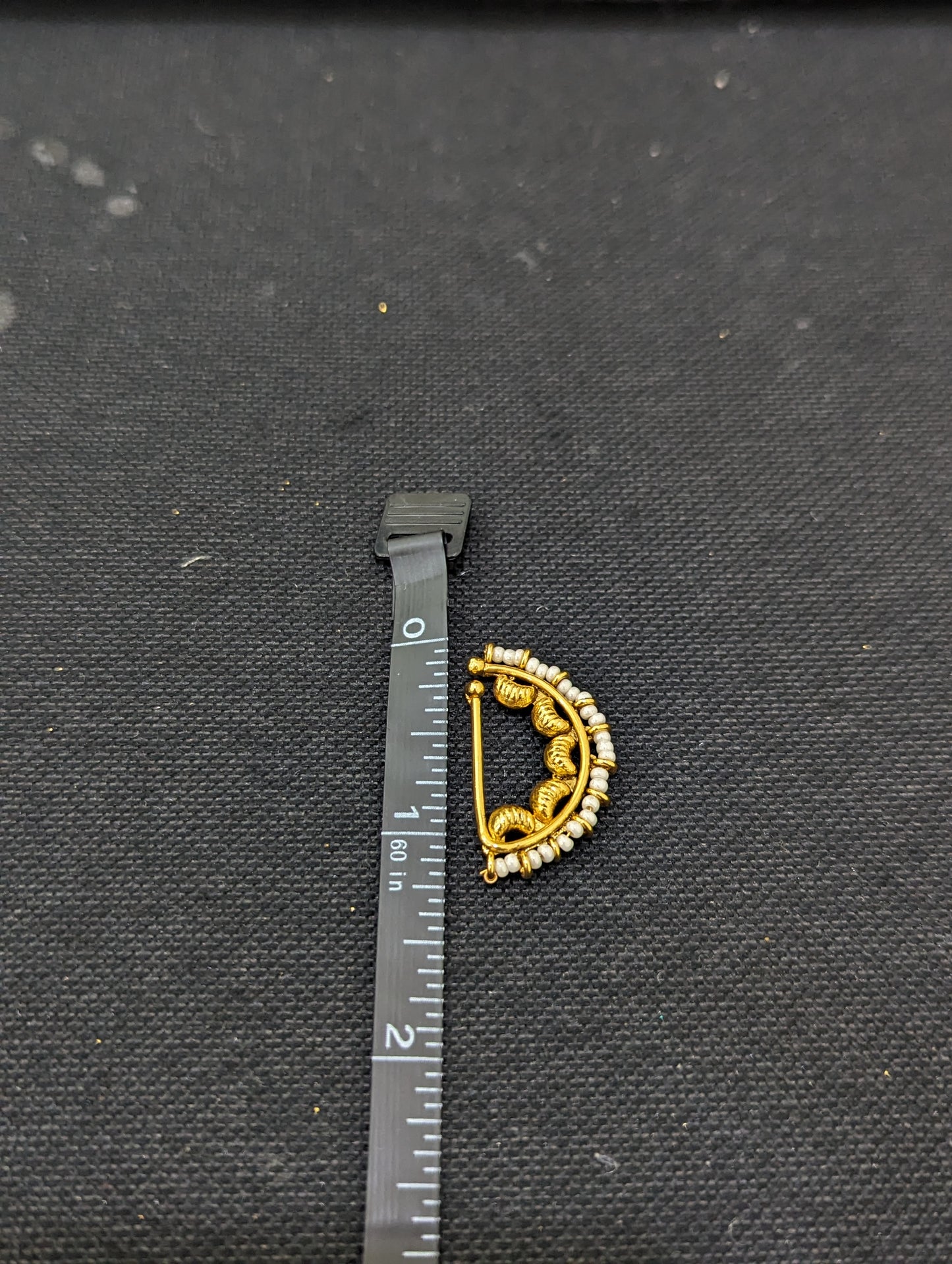 Arc design gold plated Indian Nose Pin