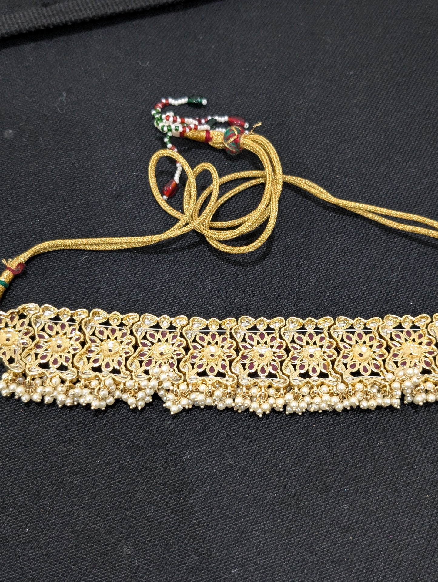 Guttapusalu Polki Choker Necklace