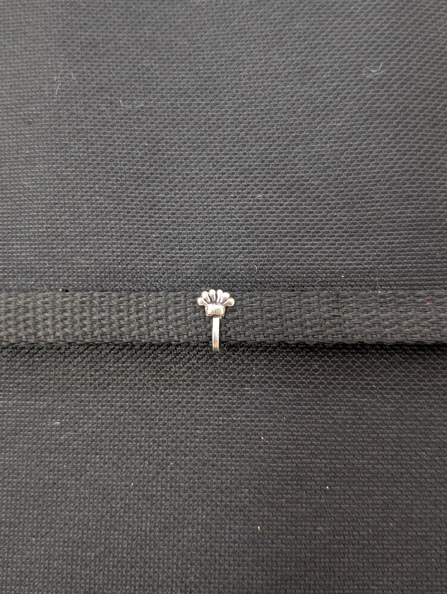 Oxidized silver clip on Nose Pin - Simpliful