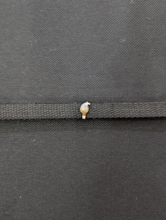 Dual tone Oxidized Silver Small clip on nose pin - 3 designs