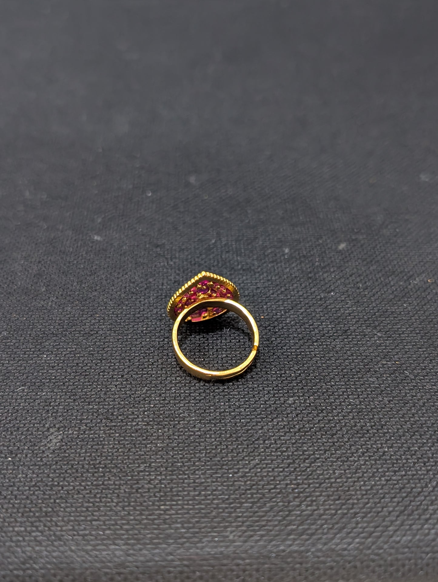 Peacock Kemp stone adjustable Finger rings