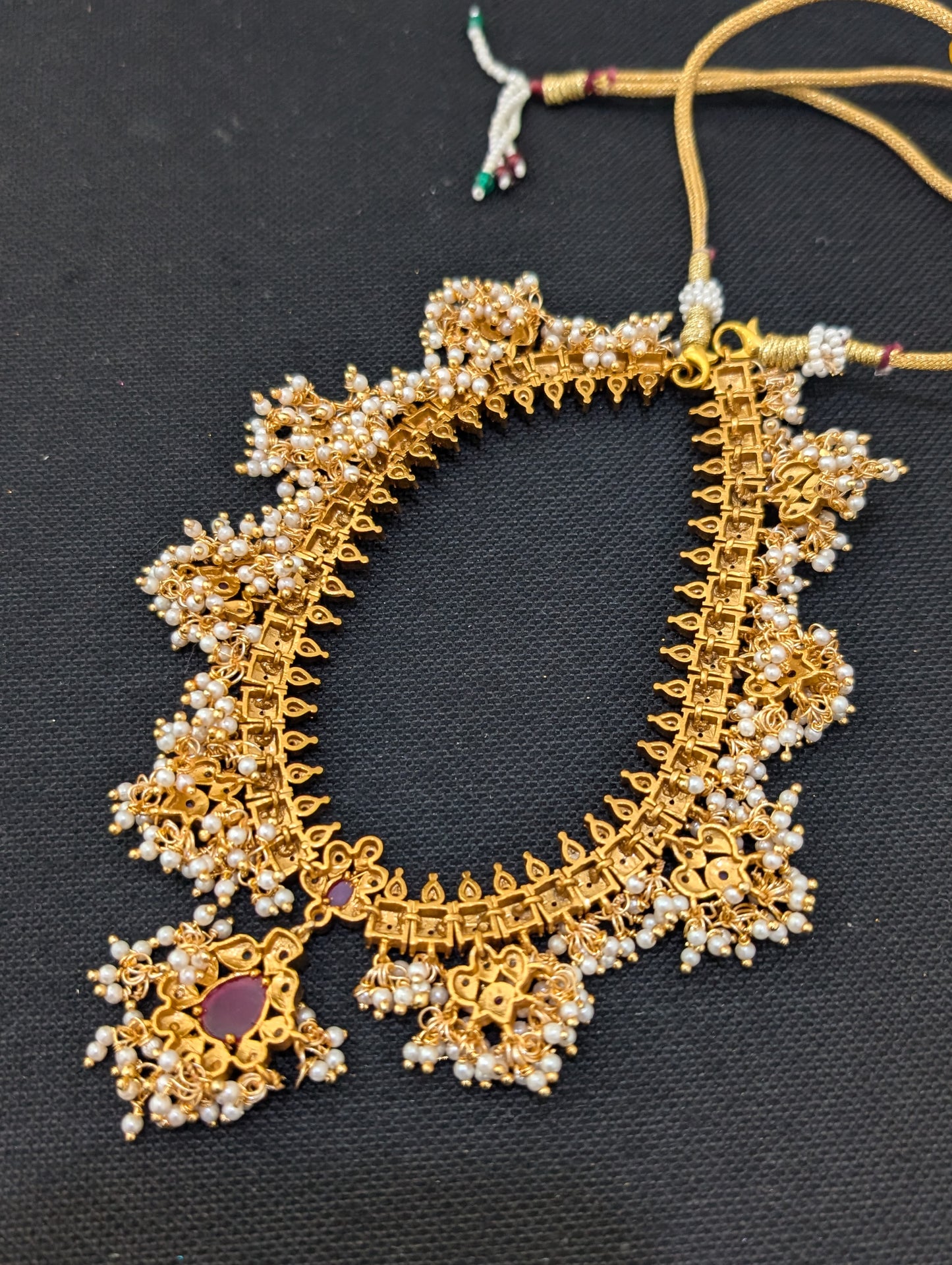 Guttapusalu CZ stone Choker Necklace