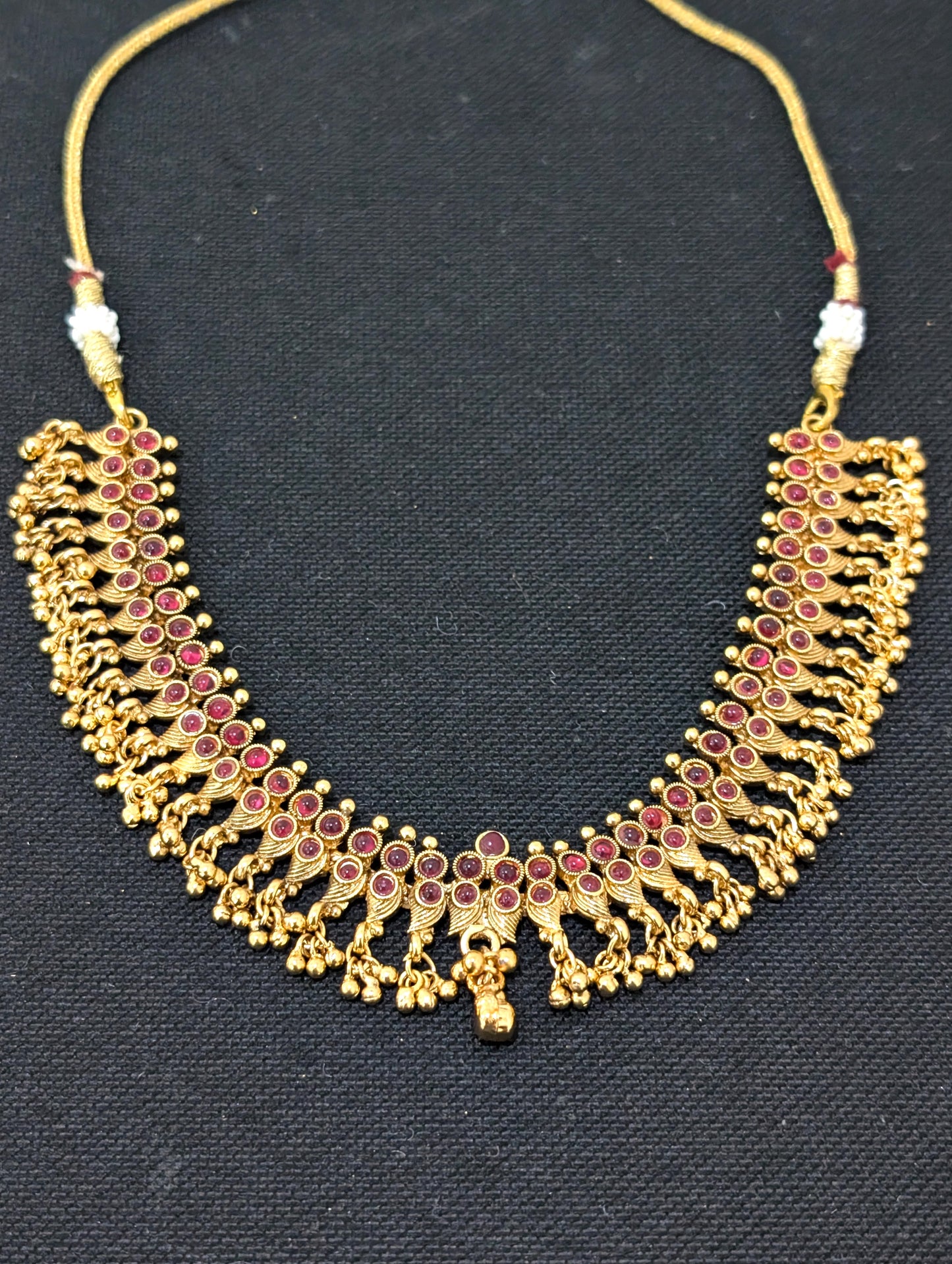 Ruby Kemp stone Choker Necklace