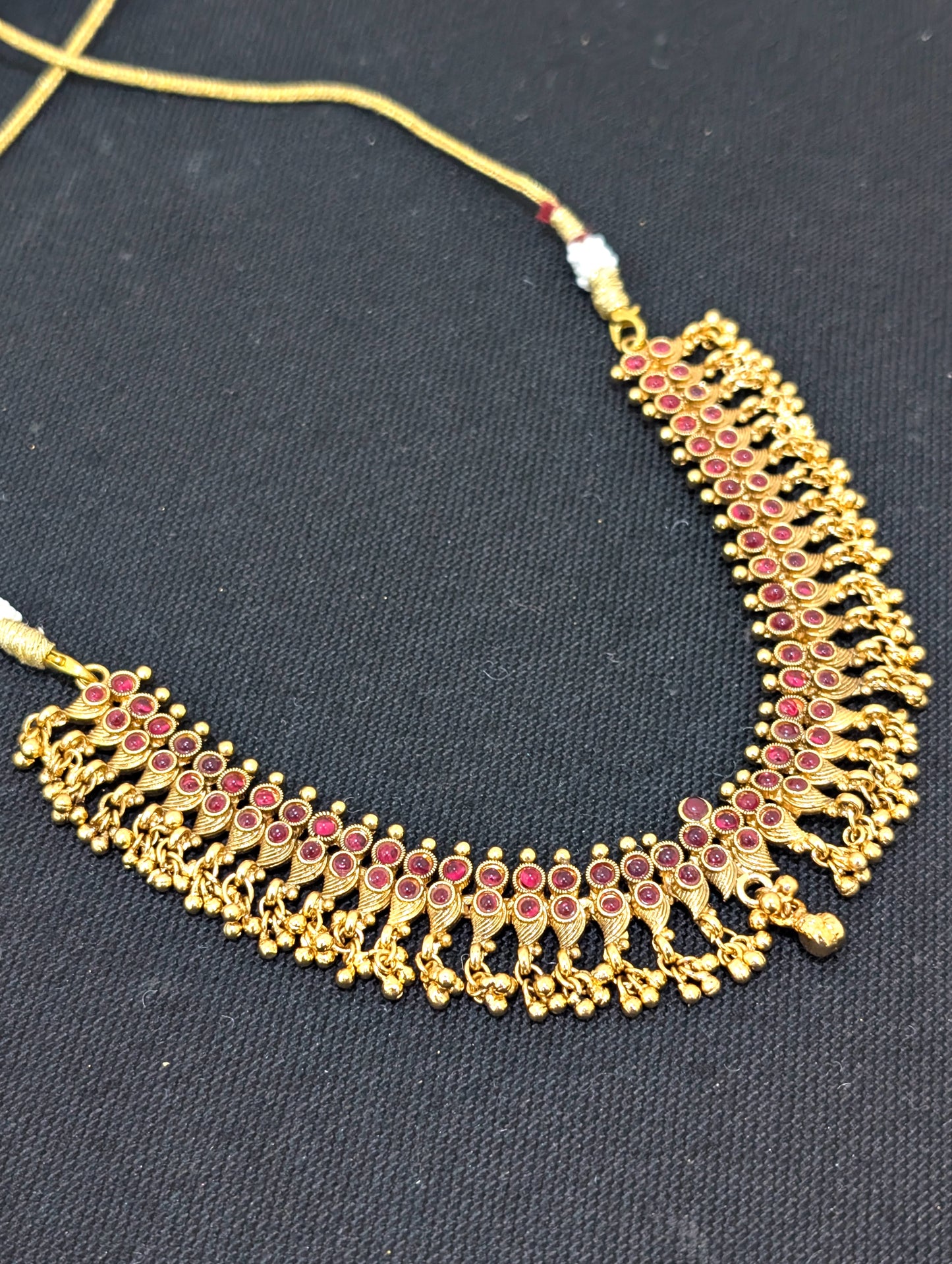 Ruby Kemp stone Choker Necklace