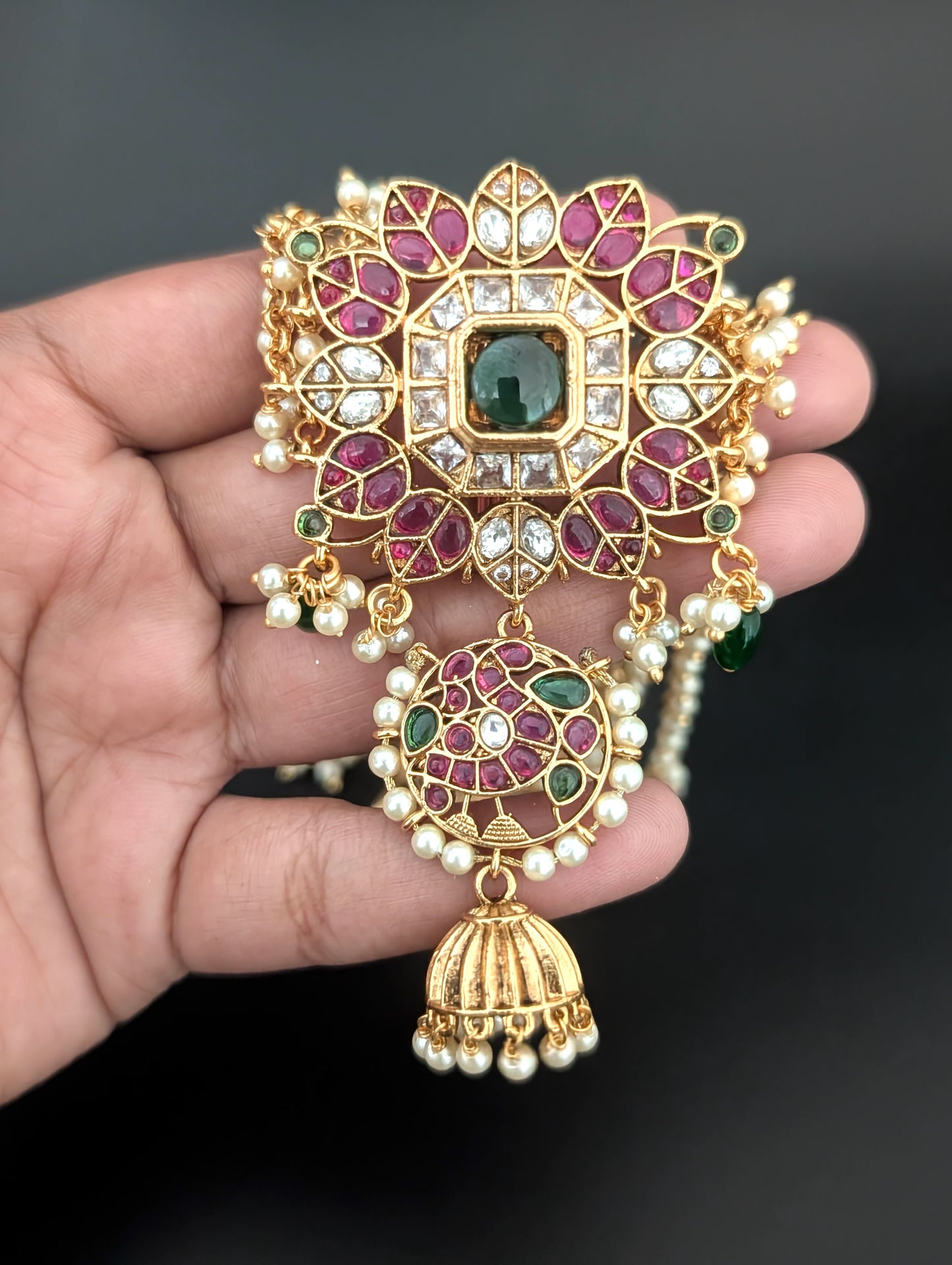 Kemp Bridal Clip on Hair brooch