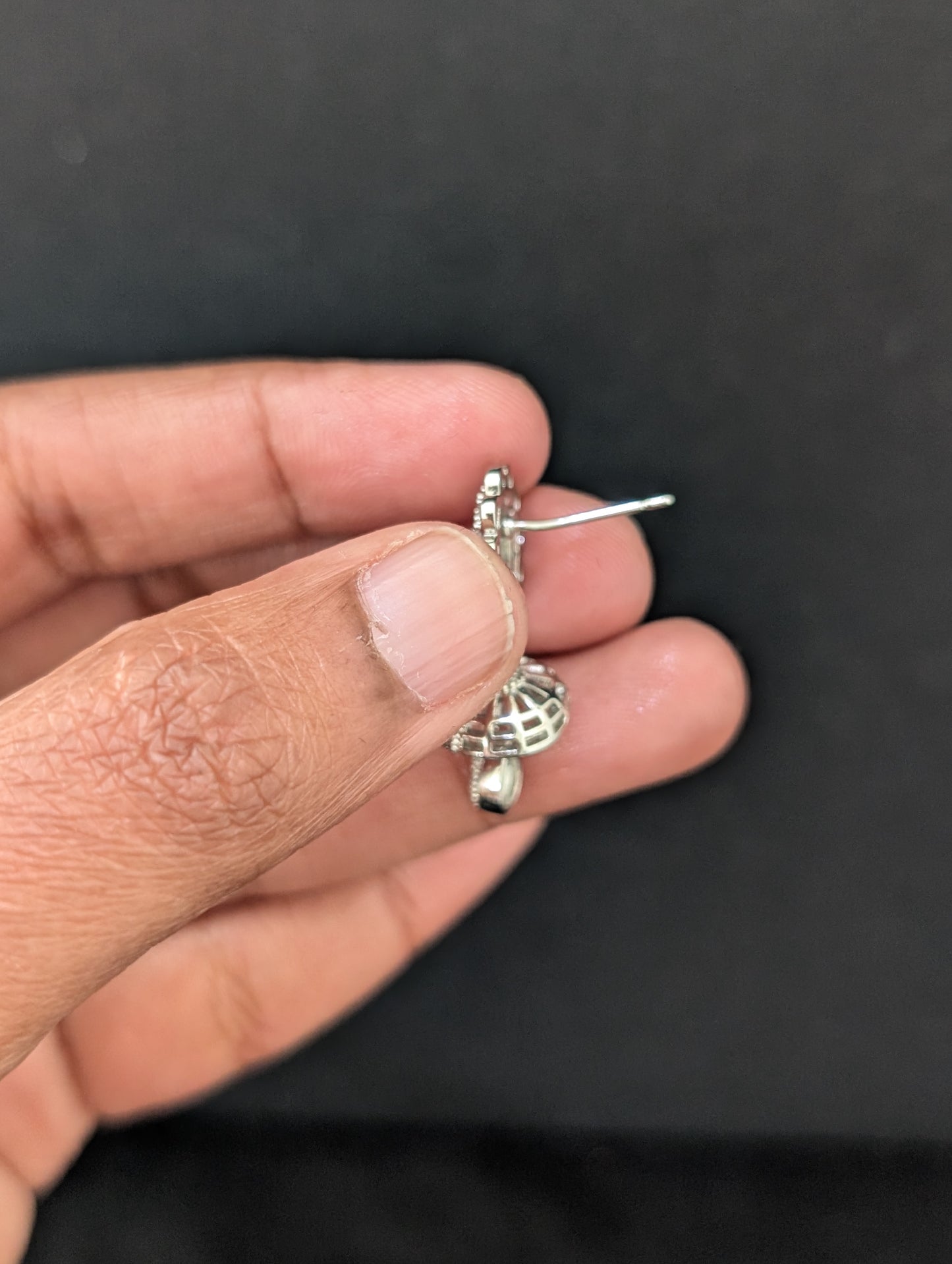Small CZ Jhumka Earrings - D4