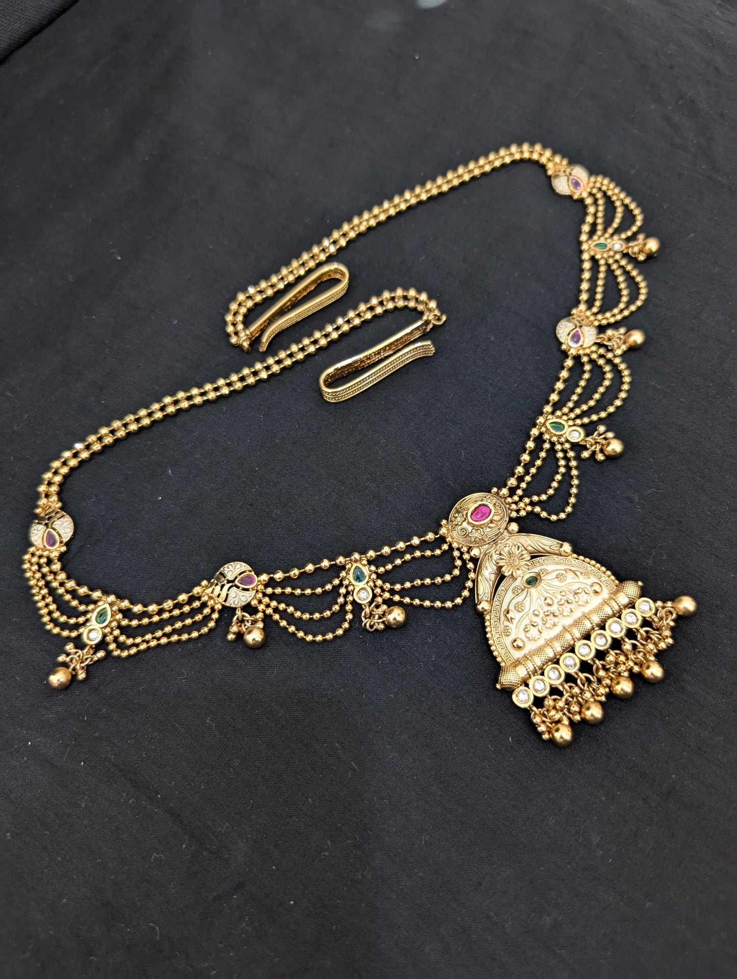 Gold plated Kemp Hip Chain / Waist Belt / Belly Chain