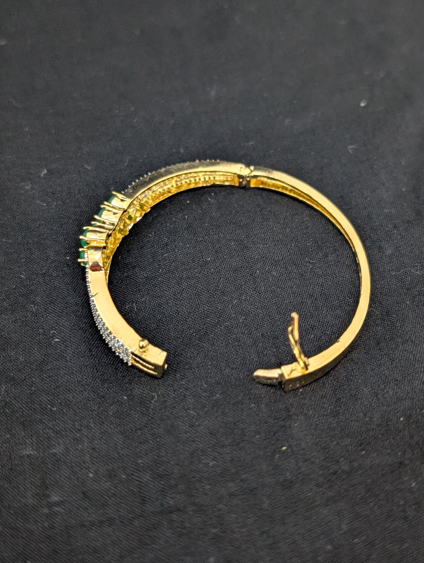CZ stone One gram gold Bangle Bracelet - Design 29