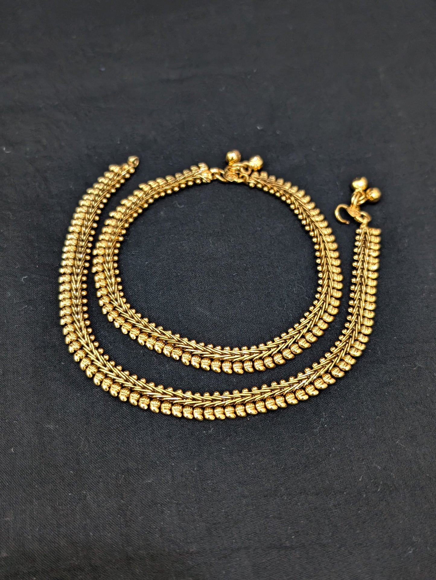 Gold plated Mango design Anklets