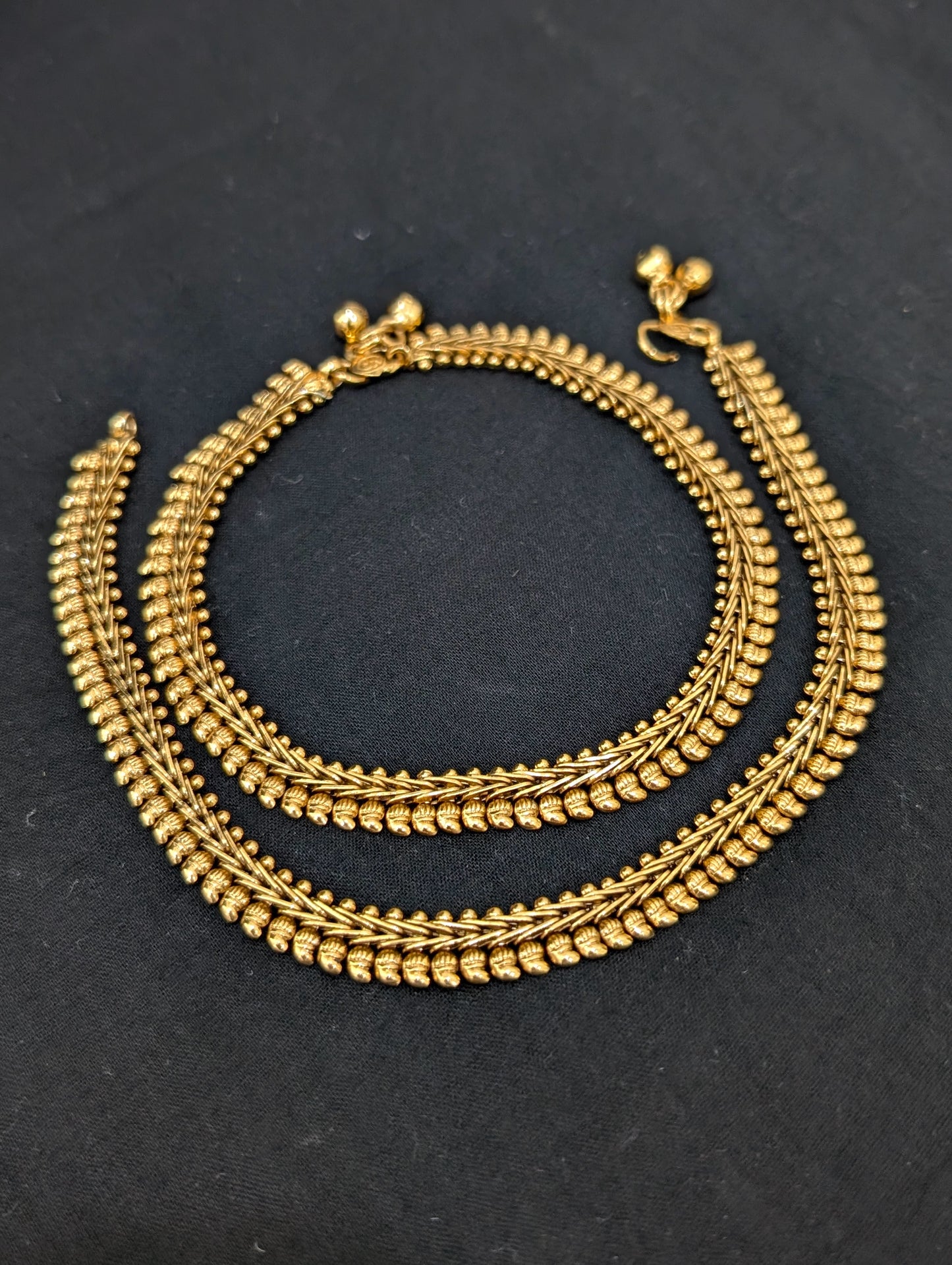 Gold plated Mango design Anklets