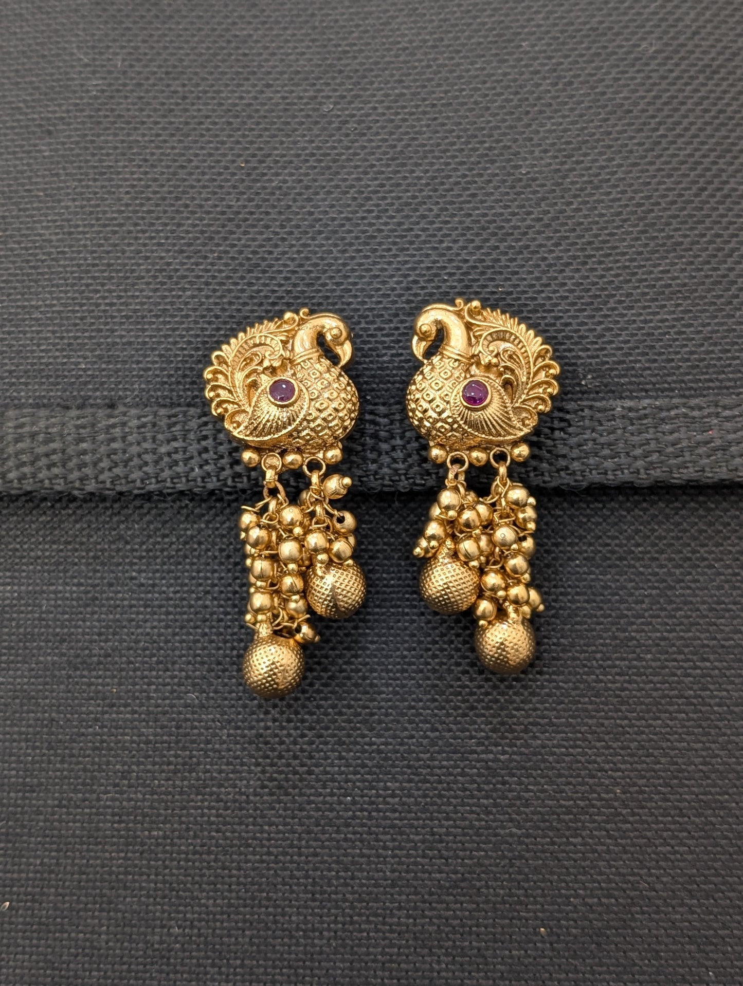 Tassel style Kemp Antique Stud Dangle Earrings