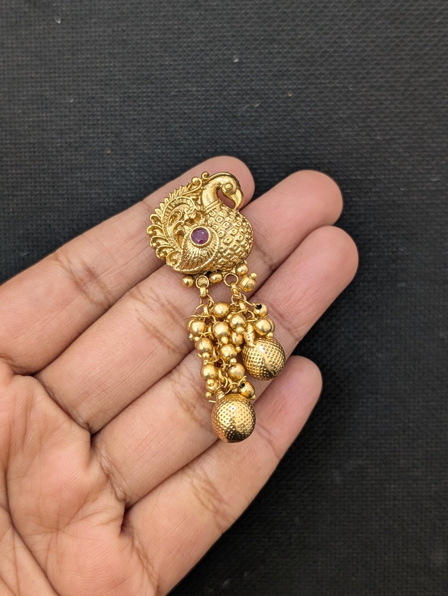 Tassel style Kemp Antique Stud Dangle Earrings