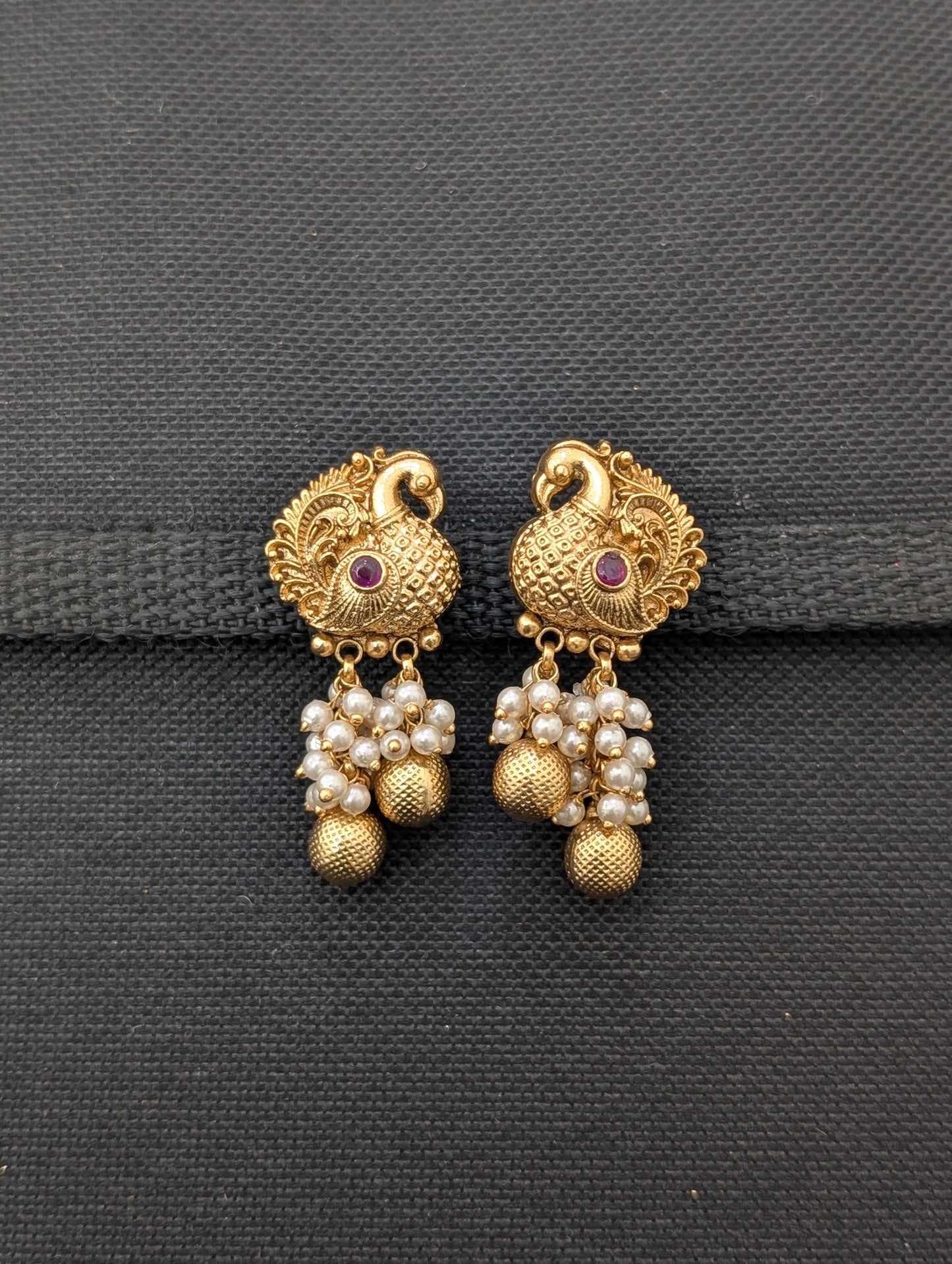 Tassel style Kemp Antique Stud Dangle Earrings
