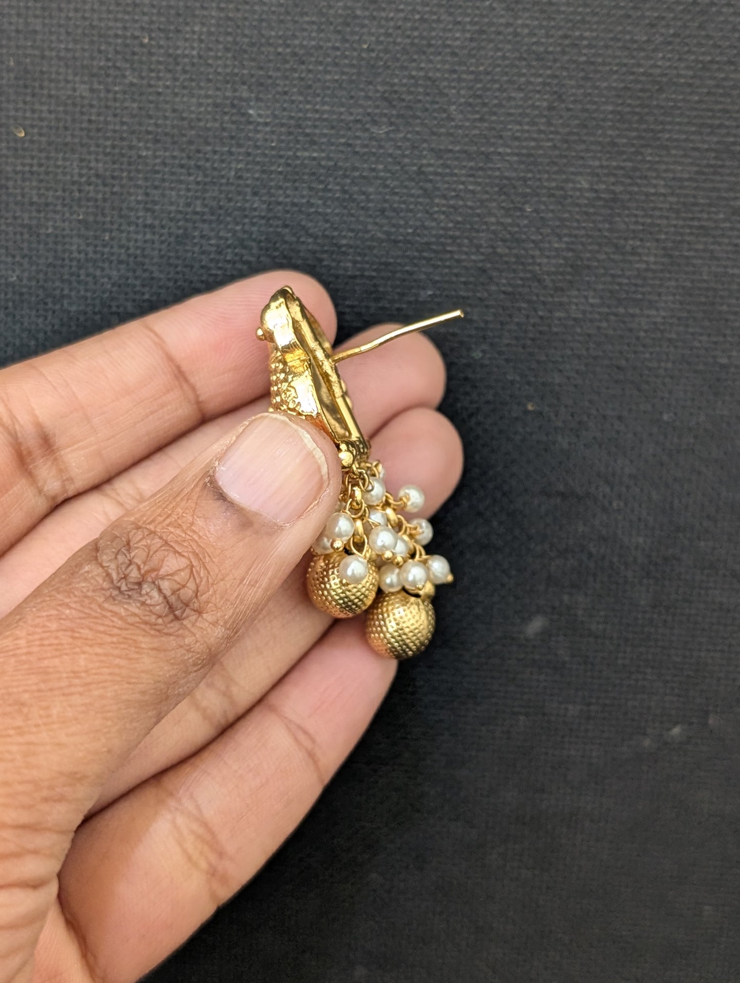 Tassel style Kemp Antique Stud Dangle Earrings