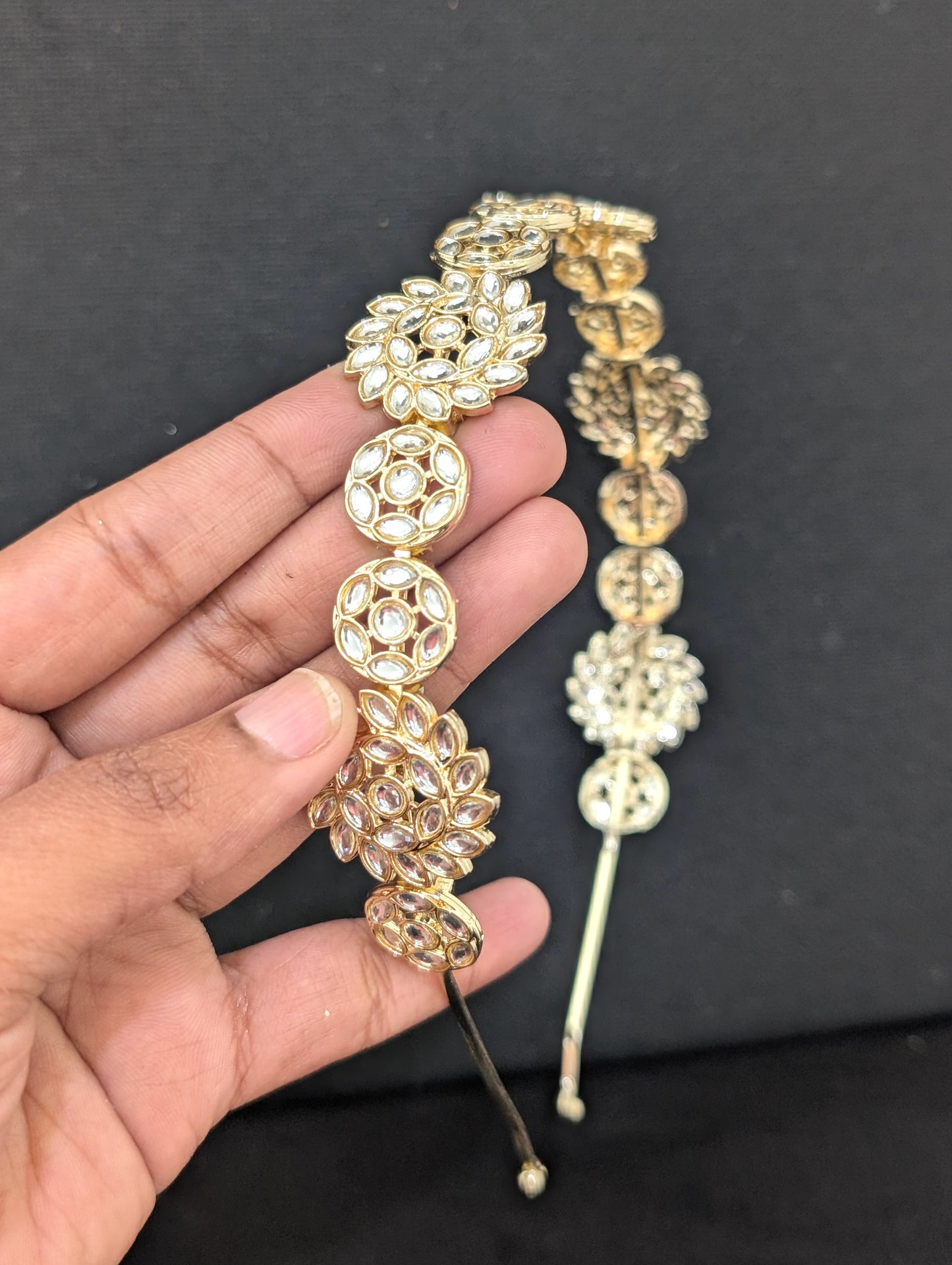 Kundan Head band - D4