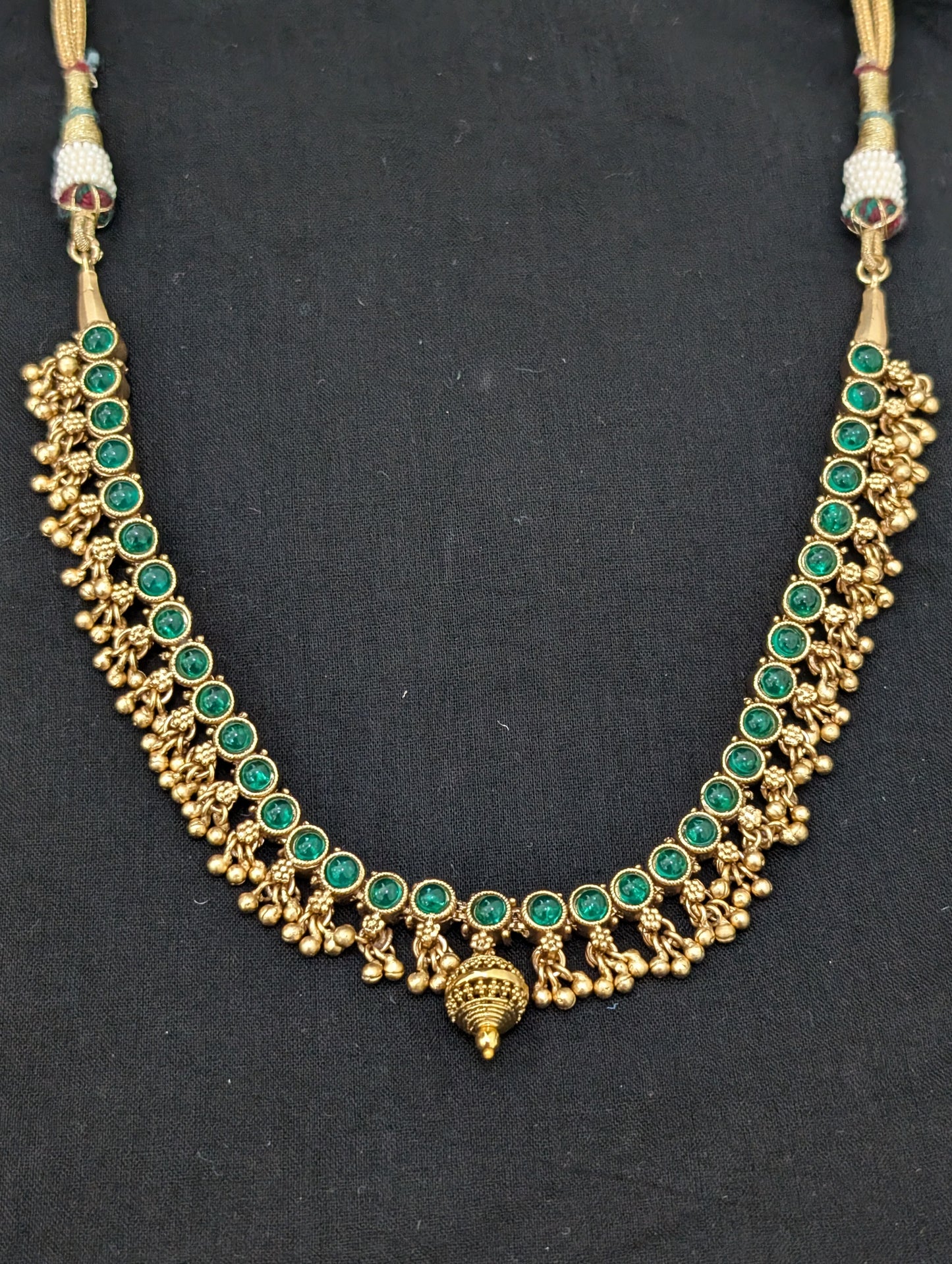 2 in 1 Kemp stone Choker Necklace