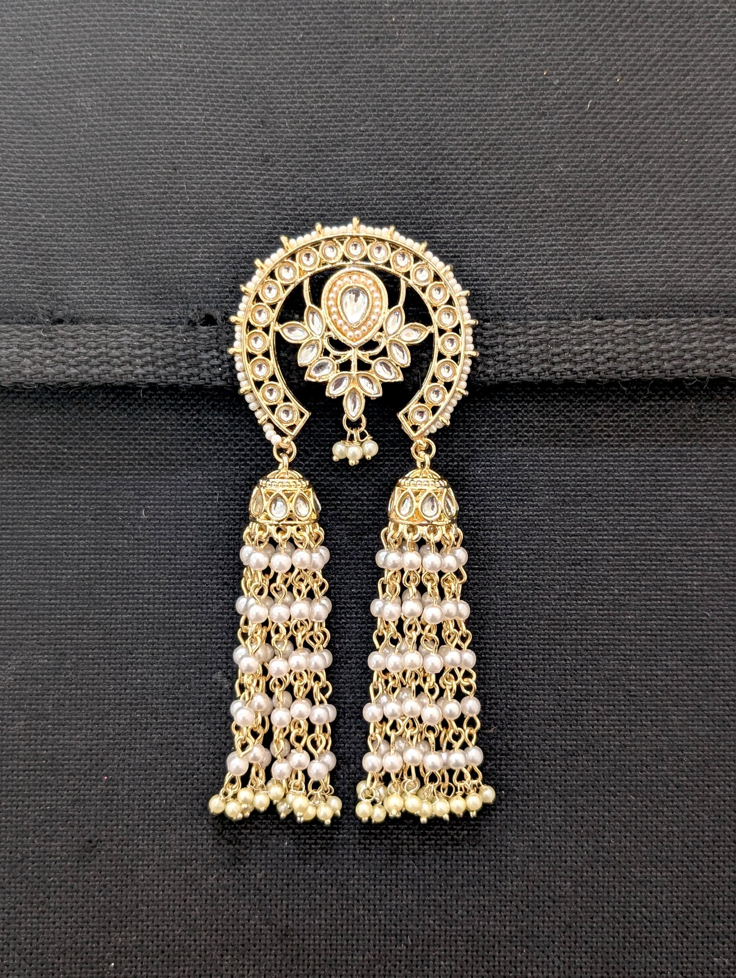 Kundan Bridal Clip on Hair brooch - D5