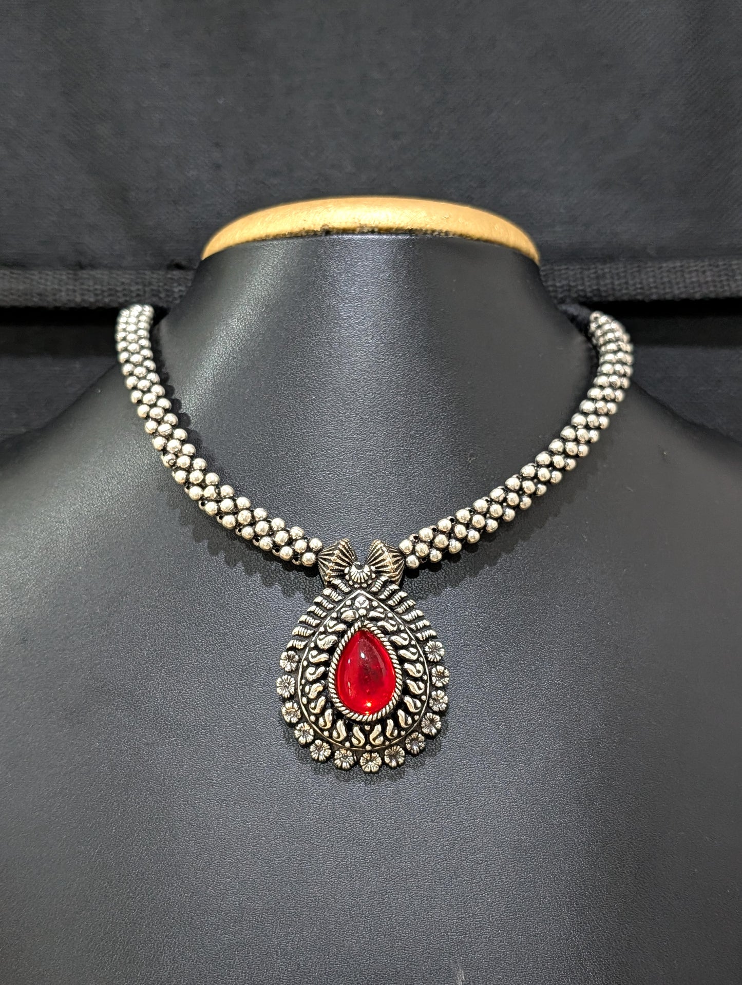 Oxidized silver Kemp Dori Necklace