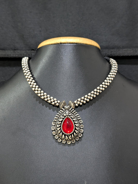Oxidized silver Kemp Dori Necklace