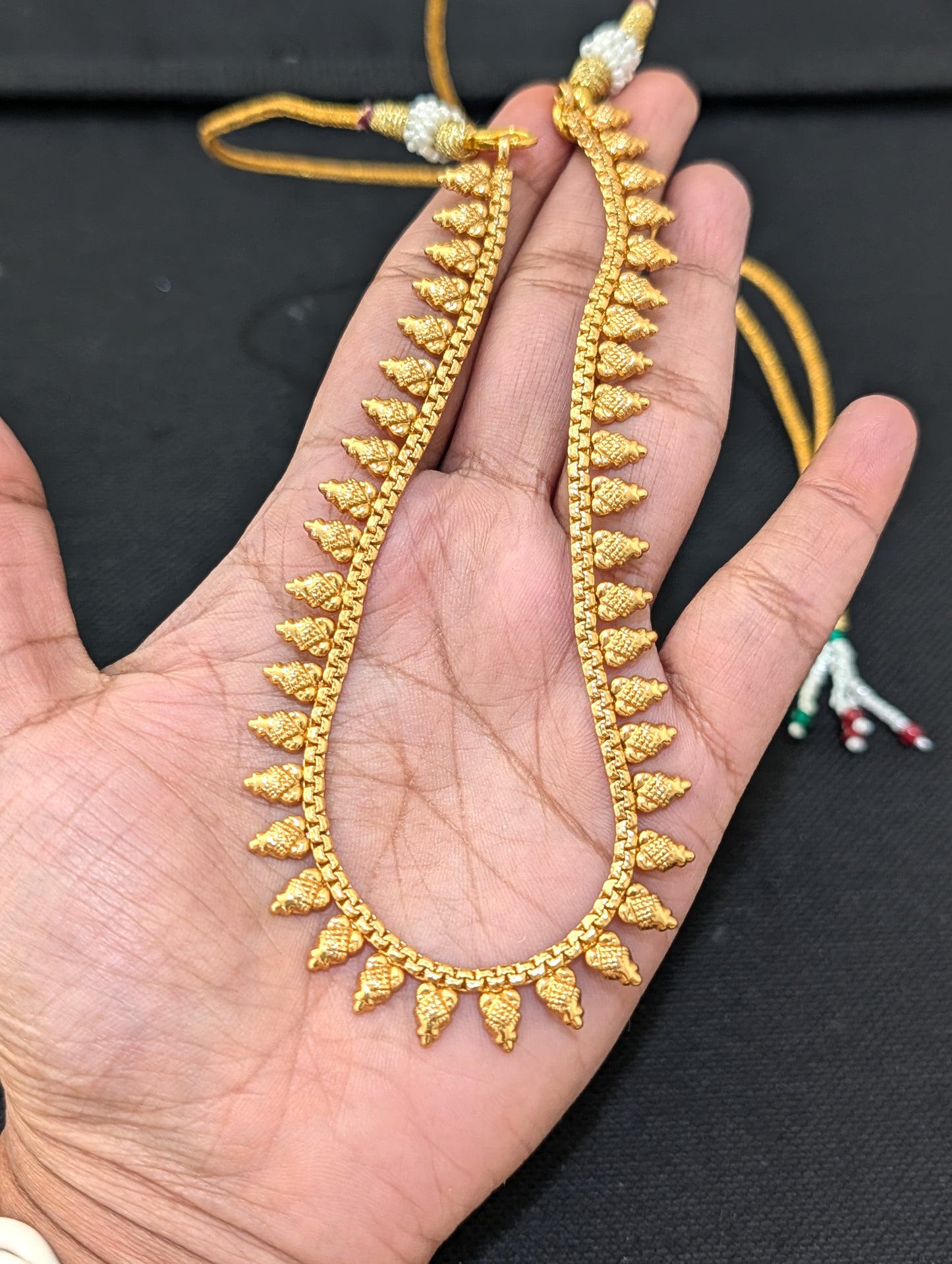 Gold plated Spike design Choker Necklace