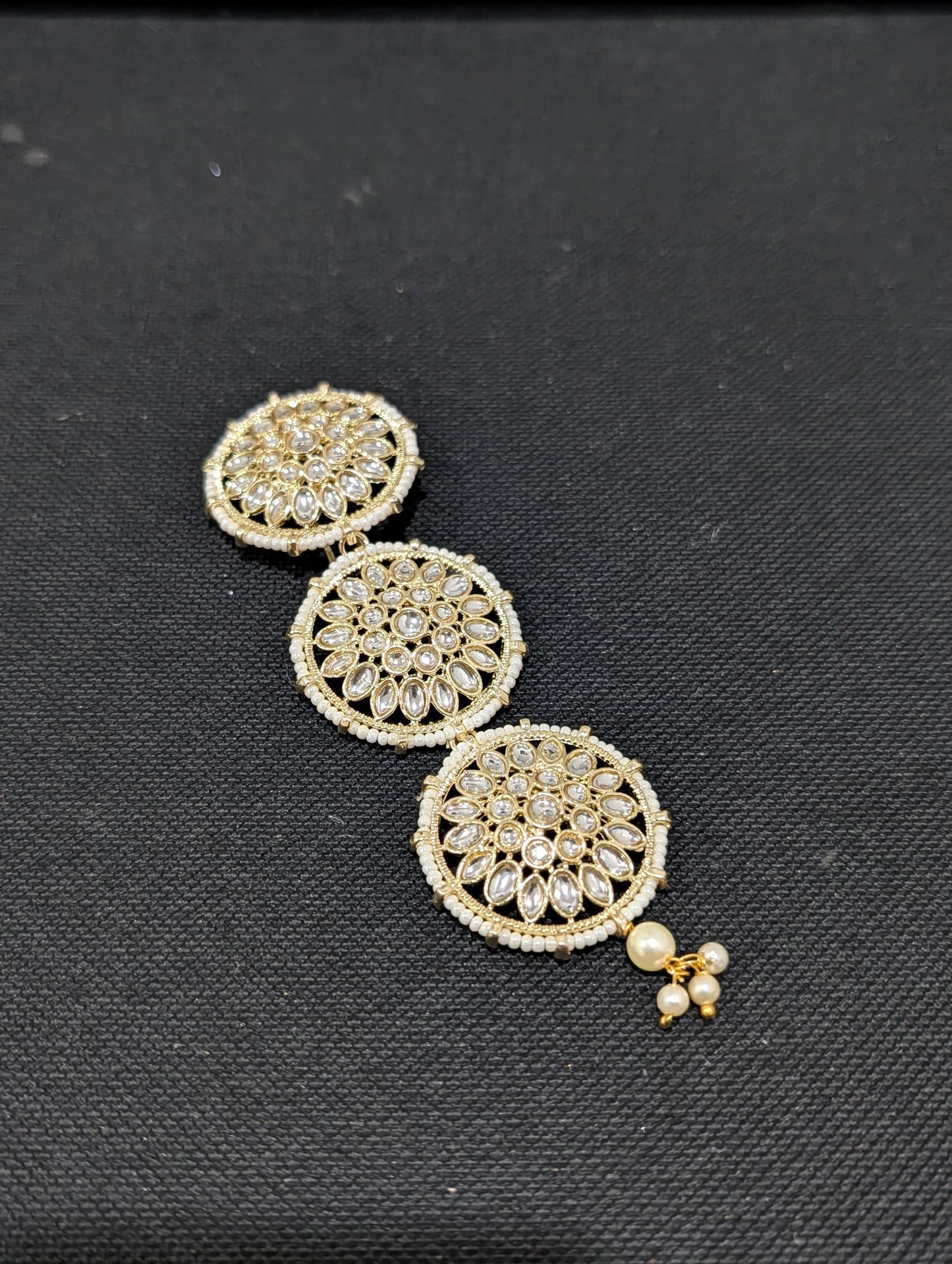 Kundan Hair Accessory for plaits - D5