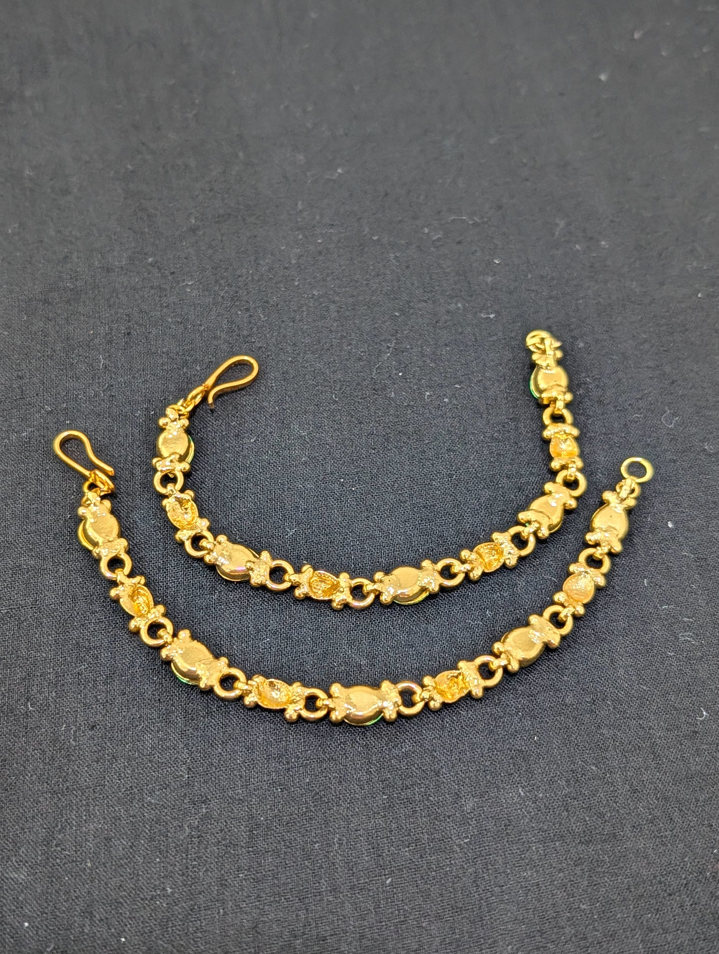 Teardrop Kundan Kaan chain - Simpliful