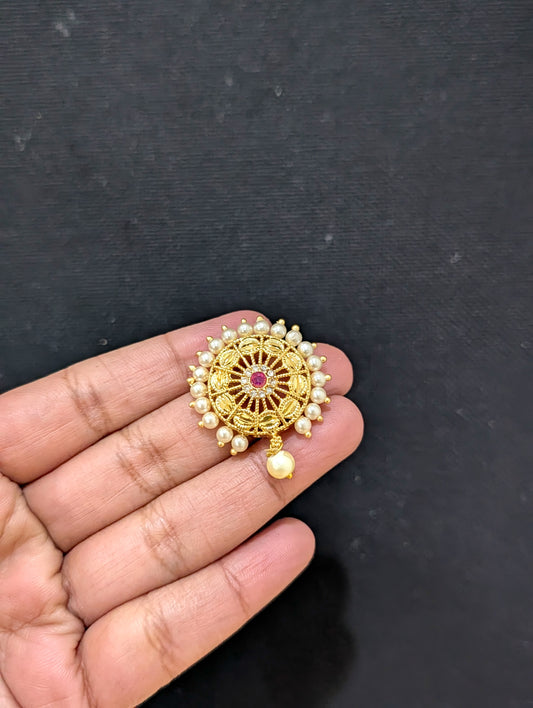 Micro gold plated CZ Stud Earrings