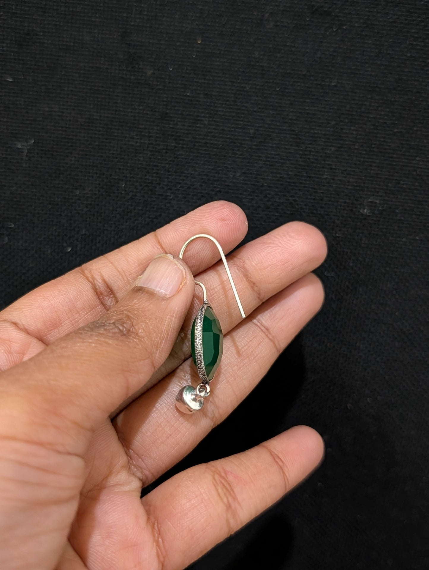 Oxidized silver colorful resin Earrings - Simpliful