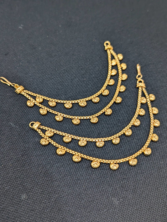 Mango design dual layer Earrings chain / Maatal / Kaan Chain