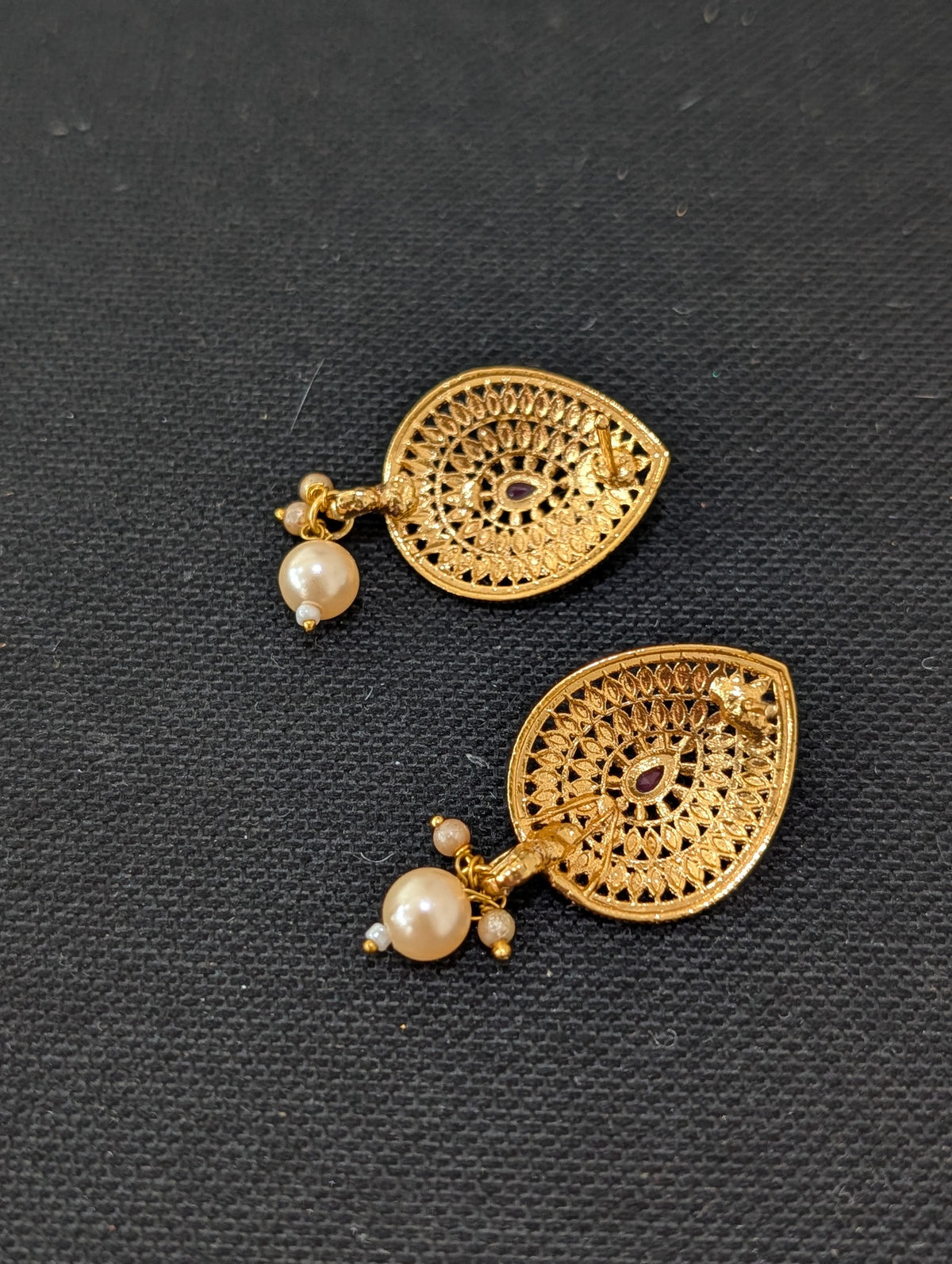Gold plated Teardrop design combo set