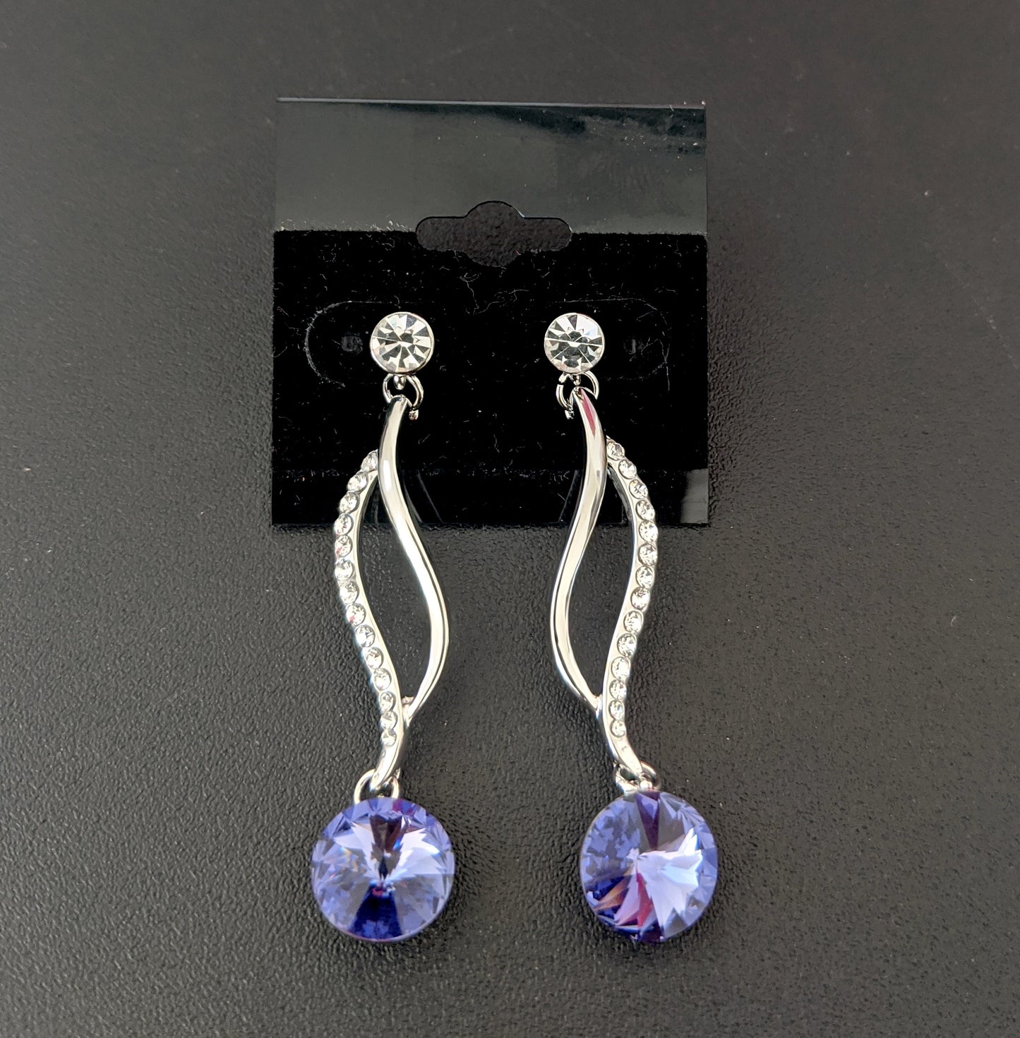 Swirl Austrian crystal Earring - Simpliful