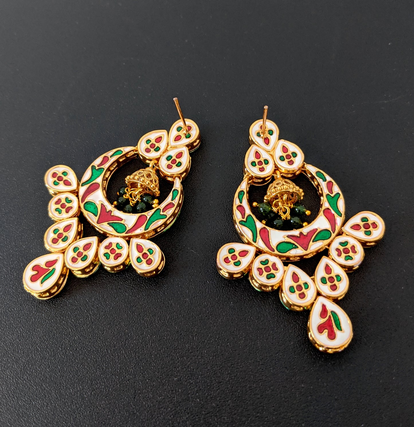 Chandbali Kundan Party wear Earring - Simpliful