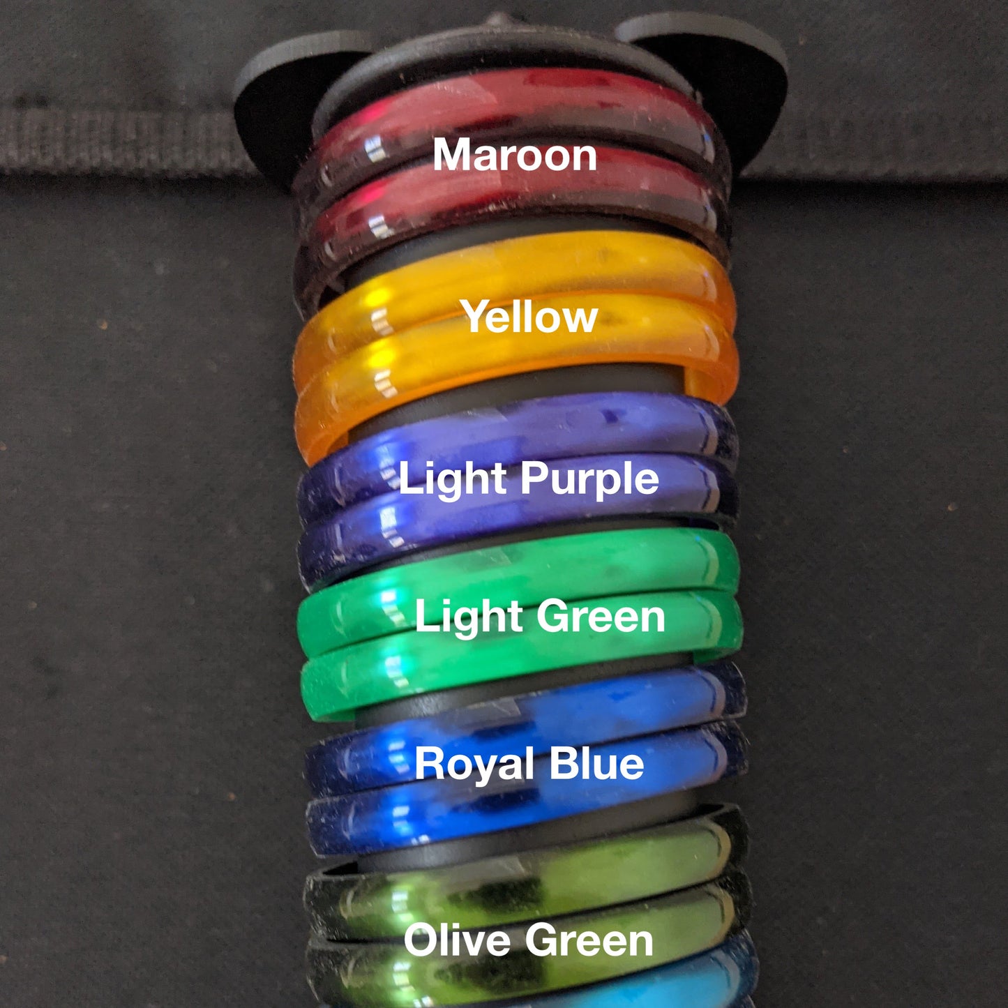 Toddler / Kids Plain Shiny Plastic Bangles