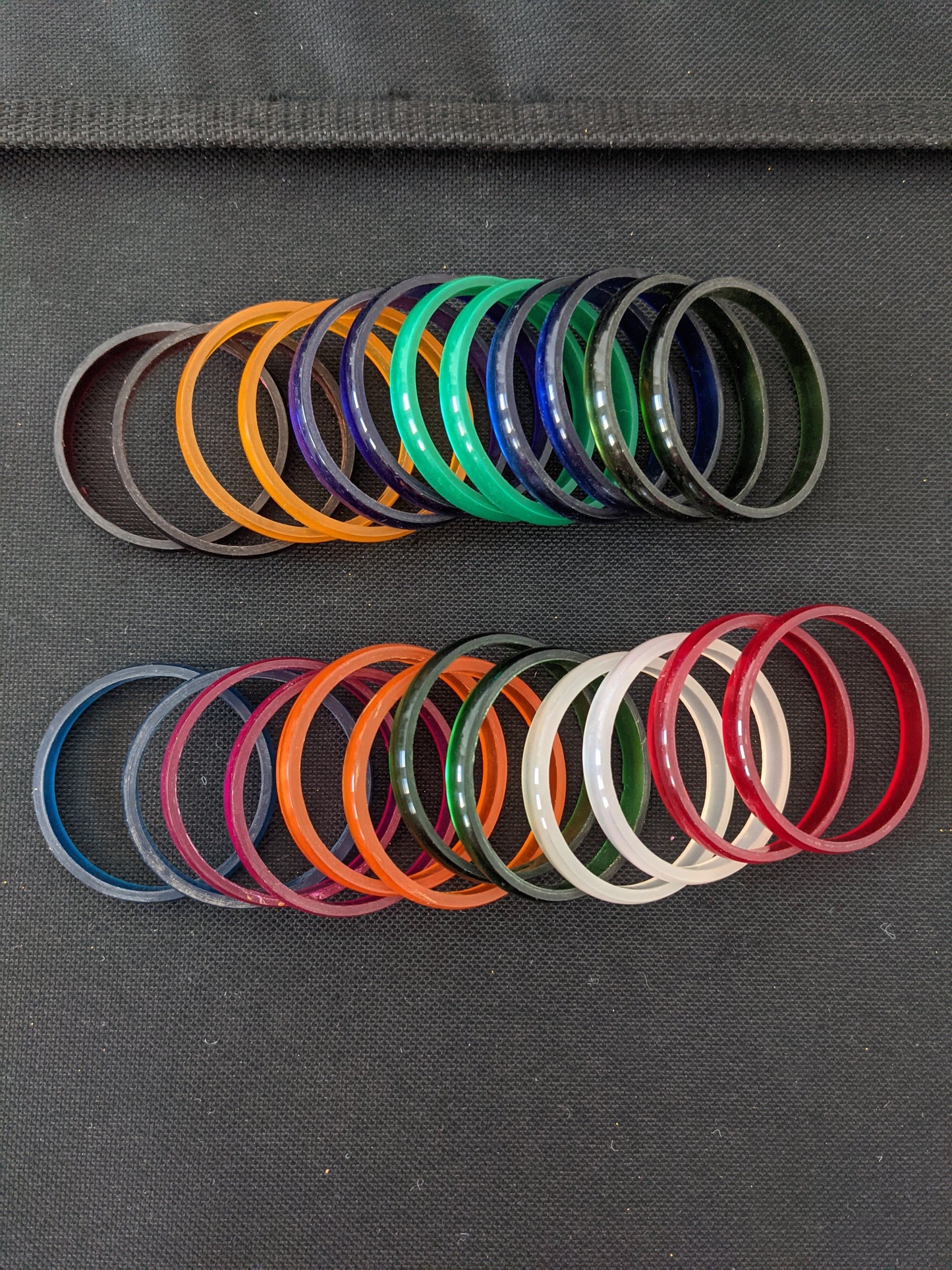 Toddler / Kids Plain Shiny Plastic Bangles