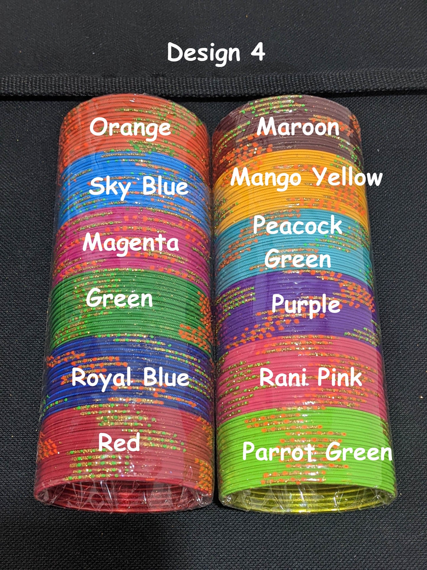 2x10 Bangles / Big size bangles / Colorful Thin Metal Bangles - 1 dozen