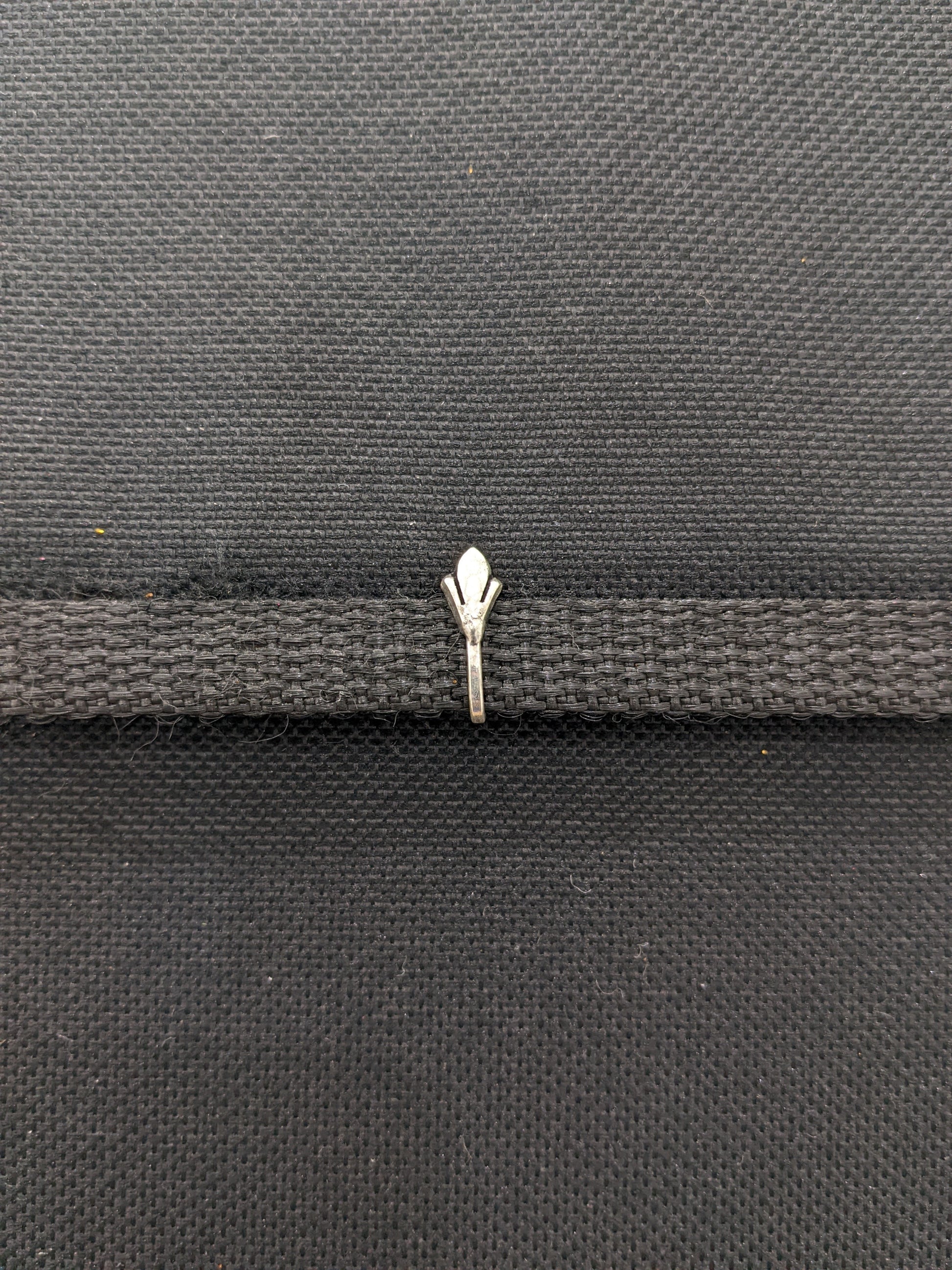 Oxidized silver clip on Nose Pin - Simpliful