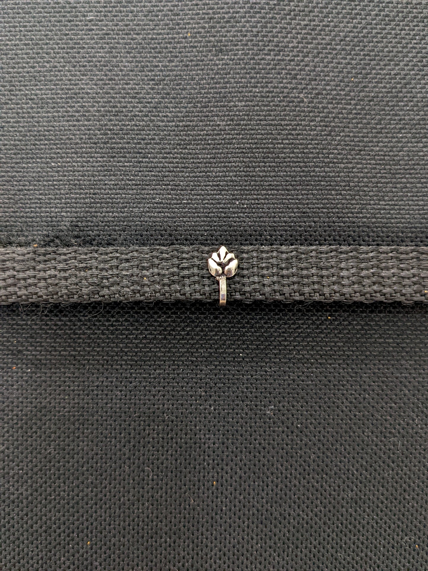 Oxidized silver clip on Nose Pin - Simpliful