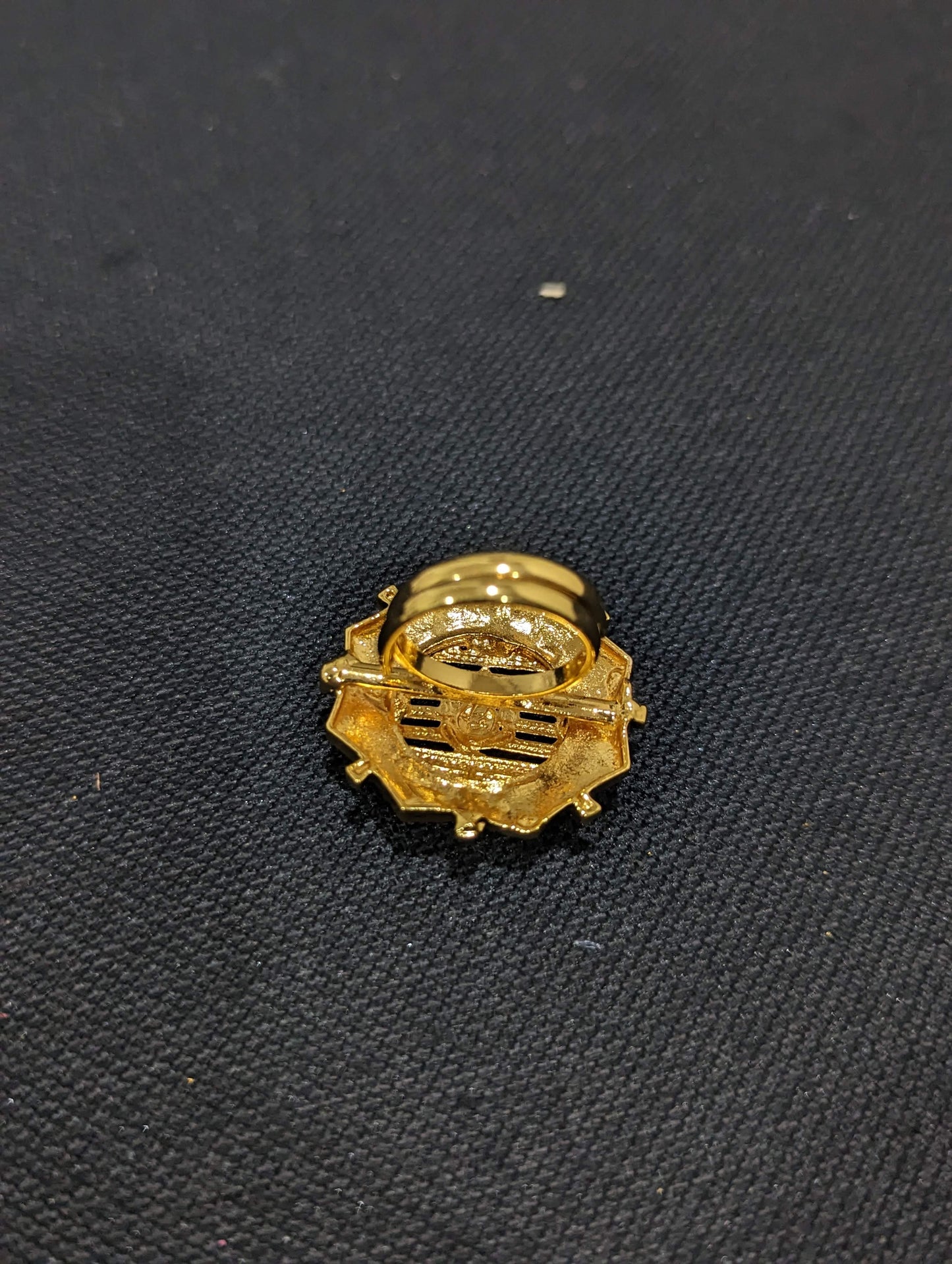 Lord Ganesh design Gold plated adjustable Finger rings