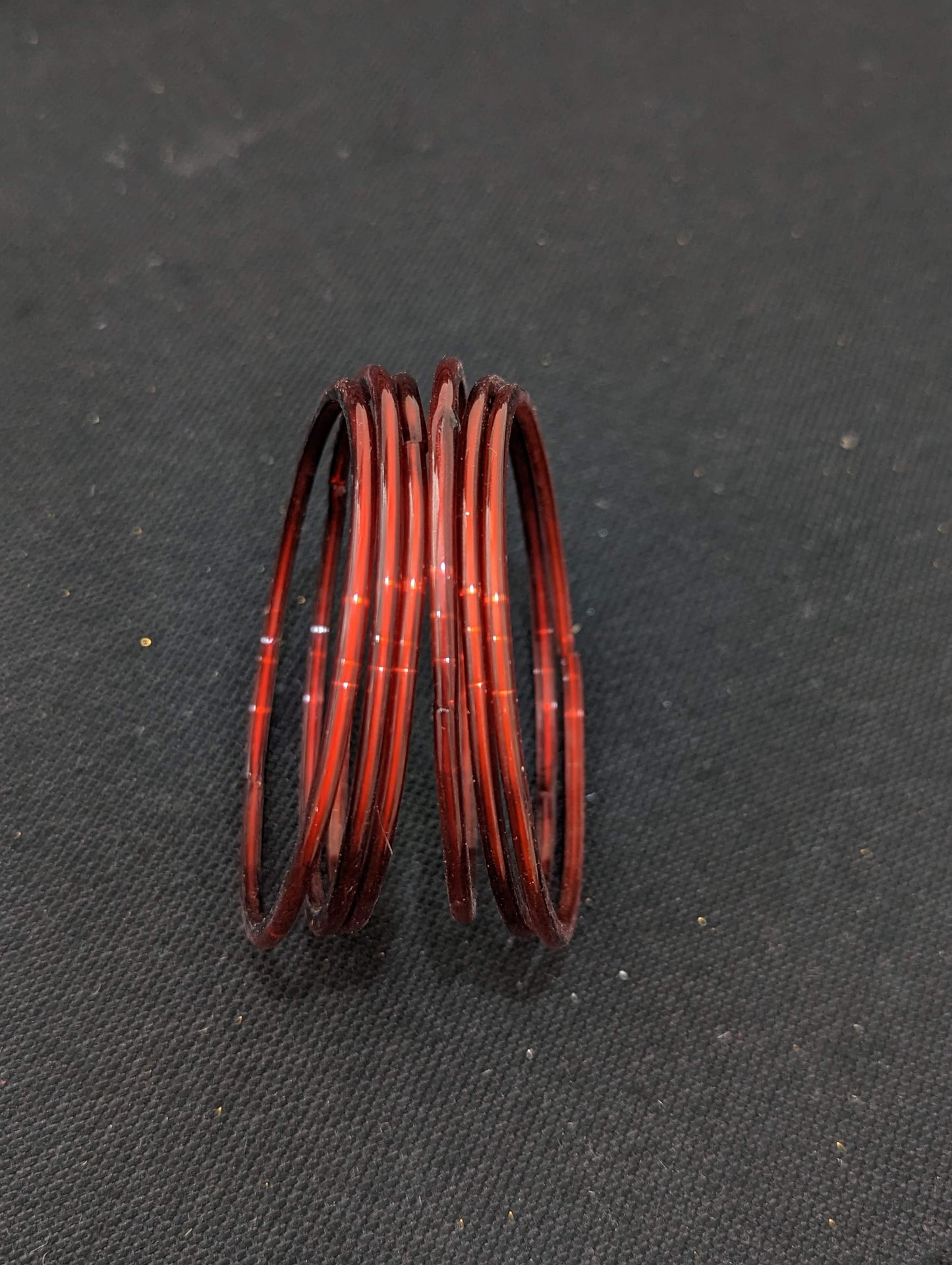 Plain Glass Bangles - Set of 6 bangles / Half dozen bangles - 2x8